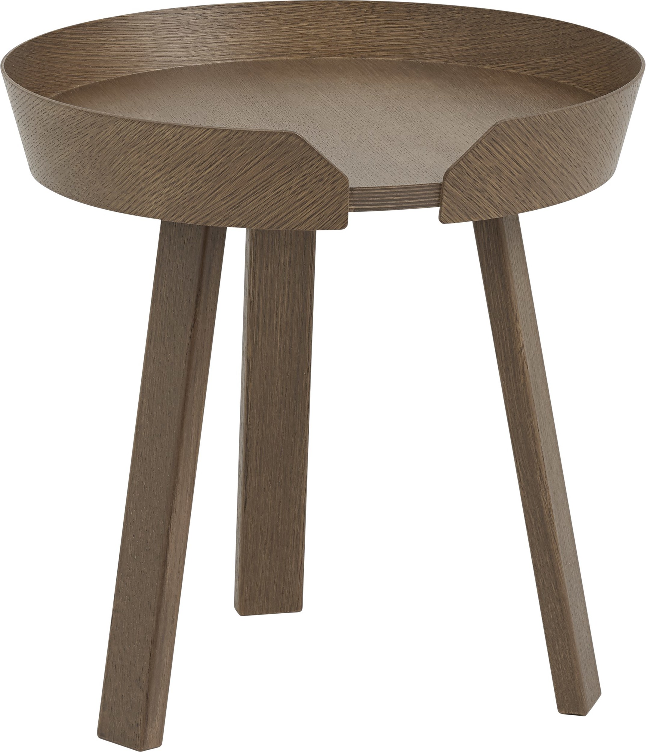 Stolik kawowy Around S ciemnobrązowy