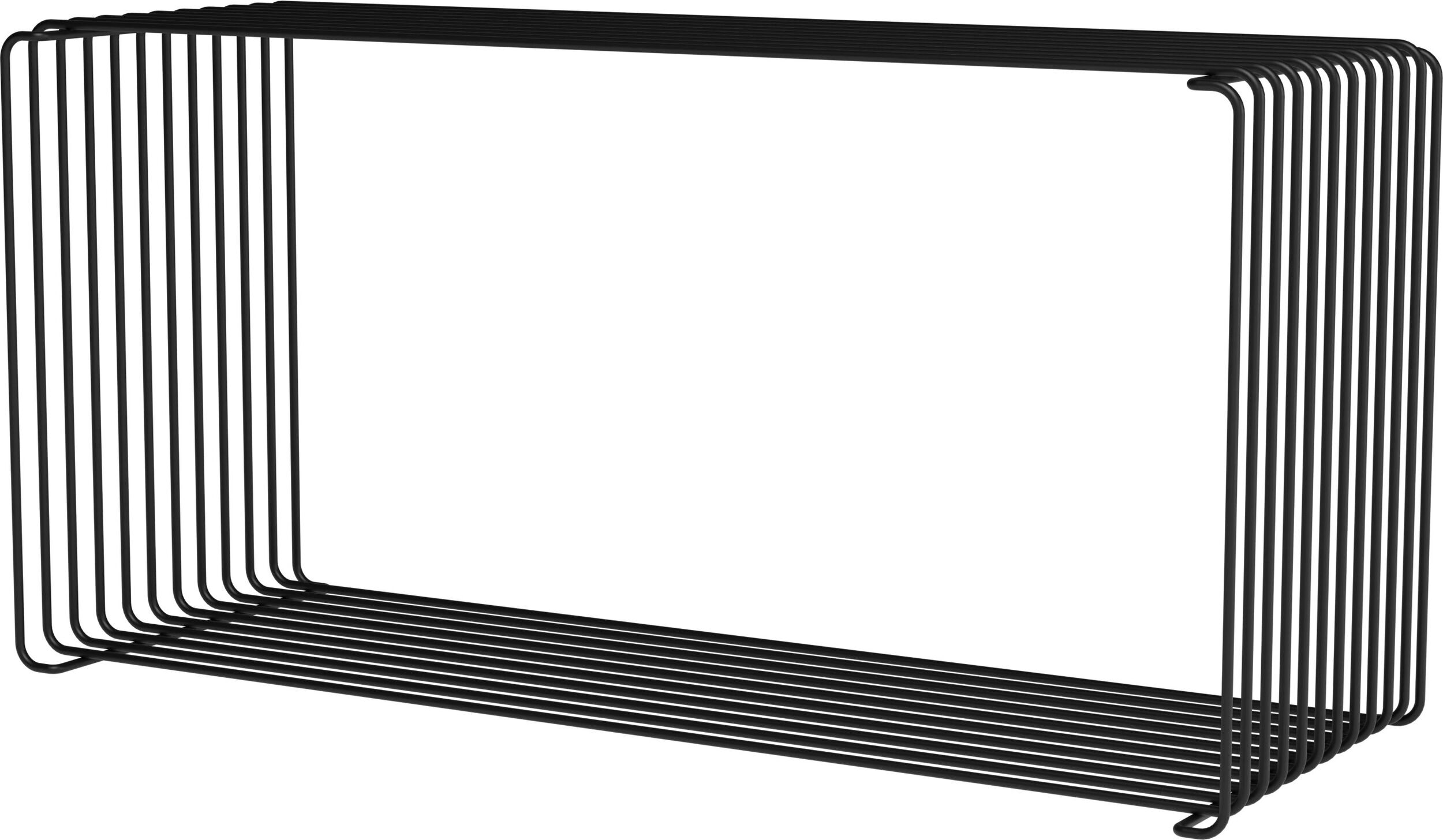 System modułowy Panton Wire 70 x 25,7 x 34,8 cm czarny