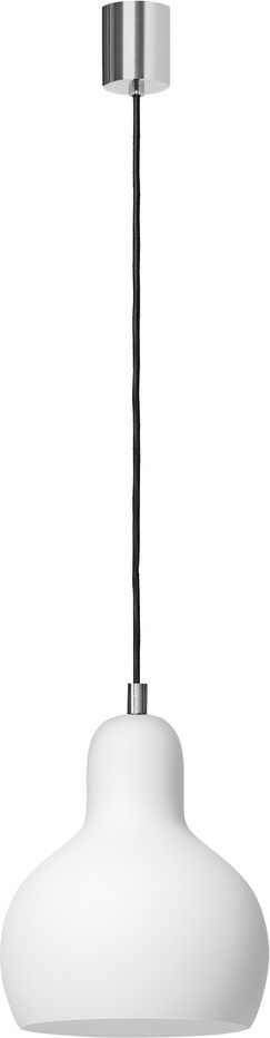 Lampa wisząca Longis I chrom z białym kloszem