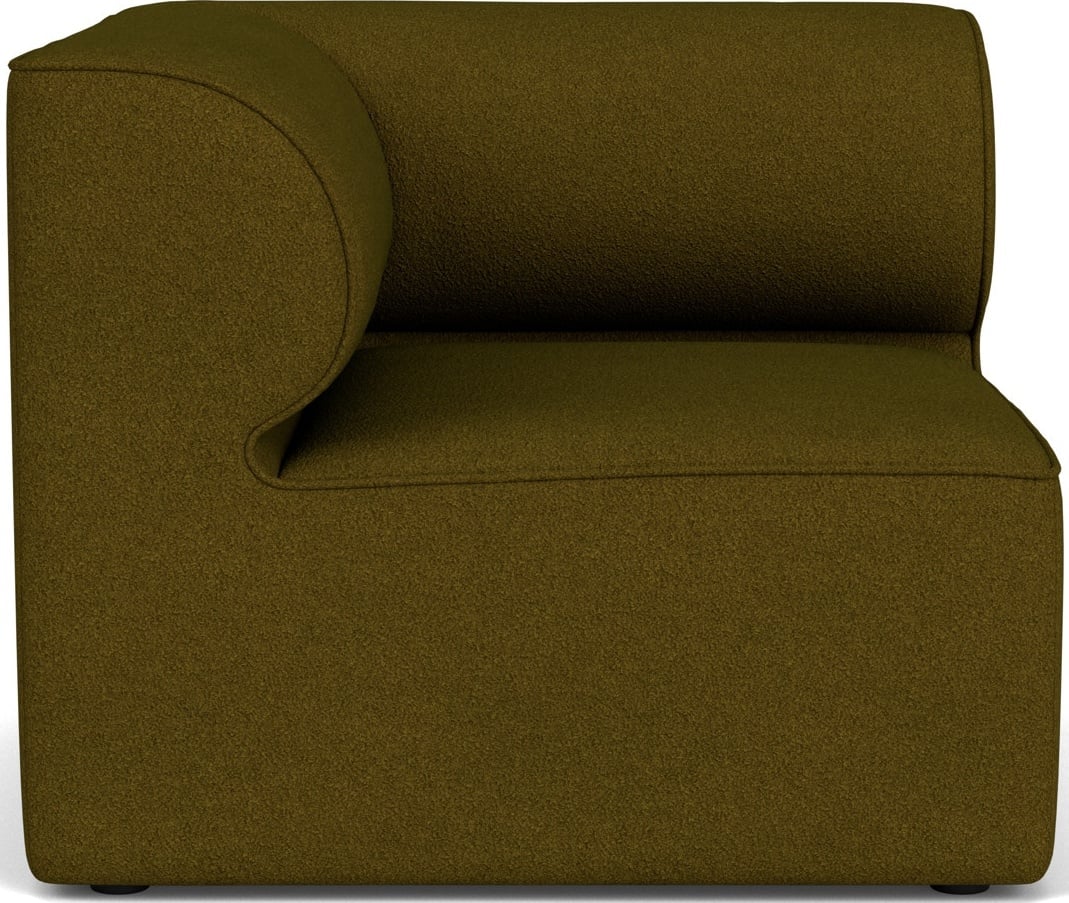 Narożnik lewostronny sofy modułowej Eave 86 x 86 cm ciemnozielony