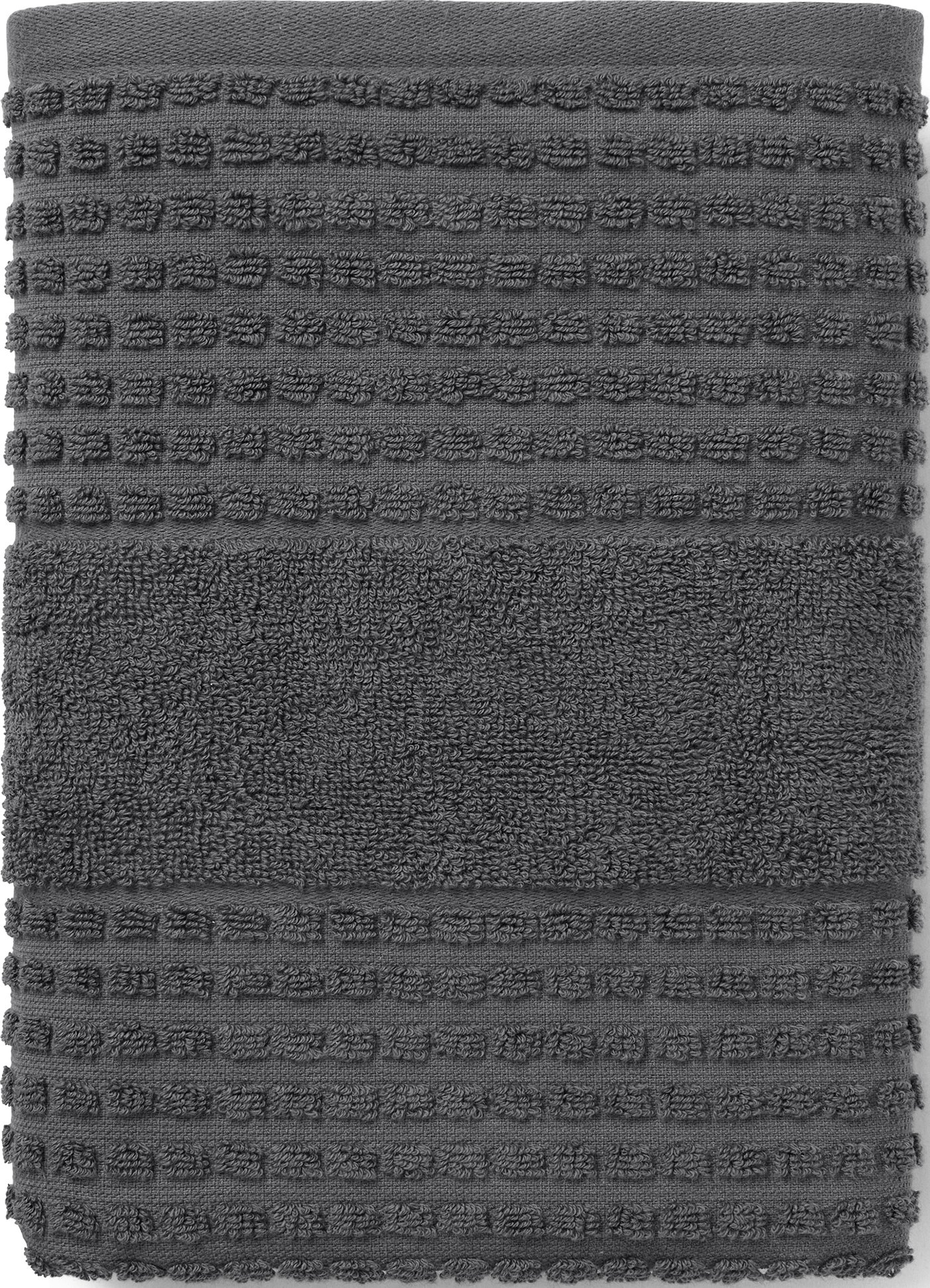 Ręcznik Juna Check 50 x 100 cm ciemnoszary