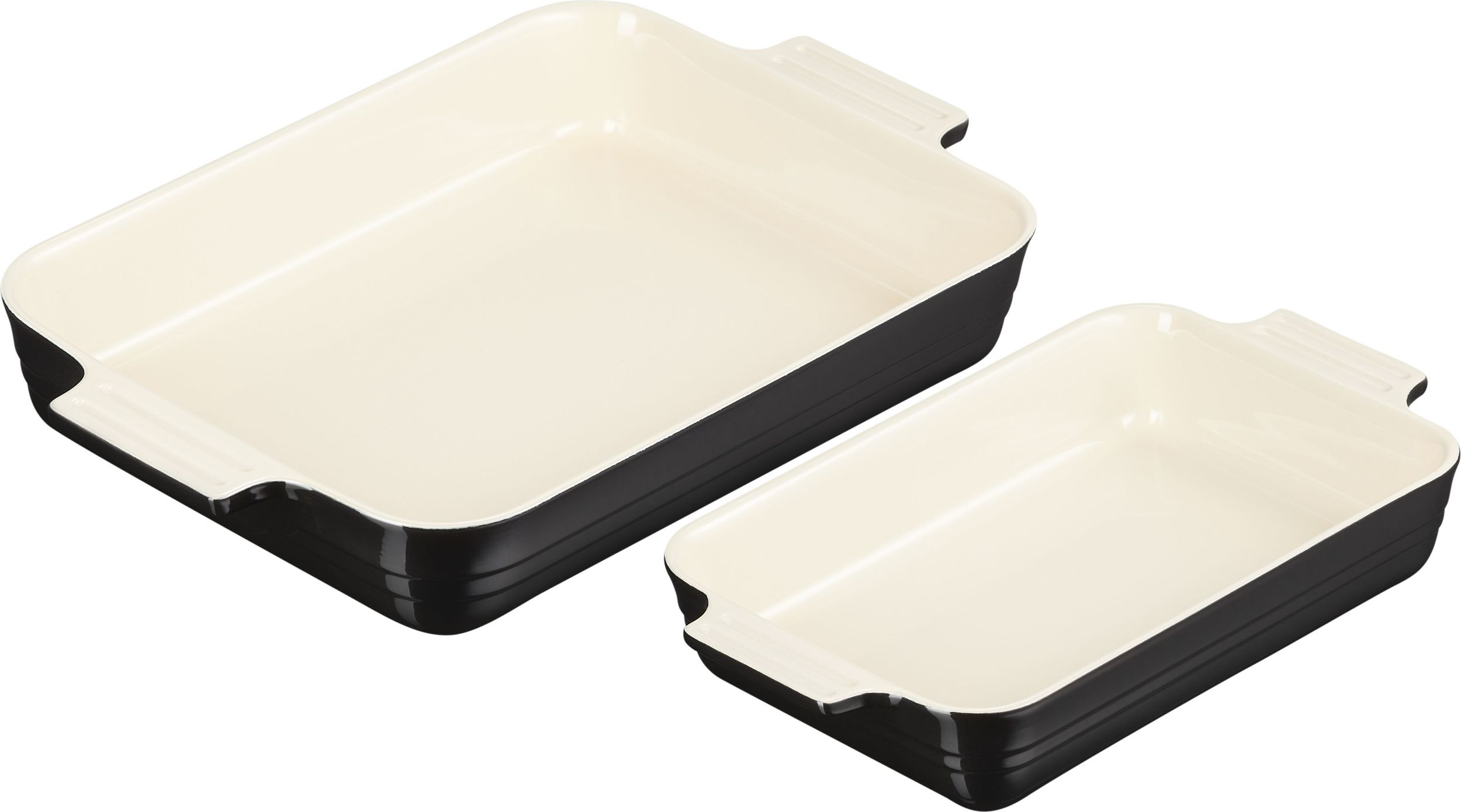 Formy do pieczenia Le Creuset prostokątne czarne 2 szt.