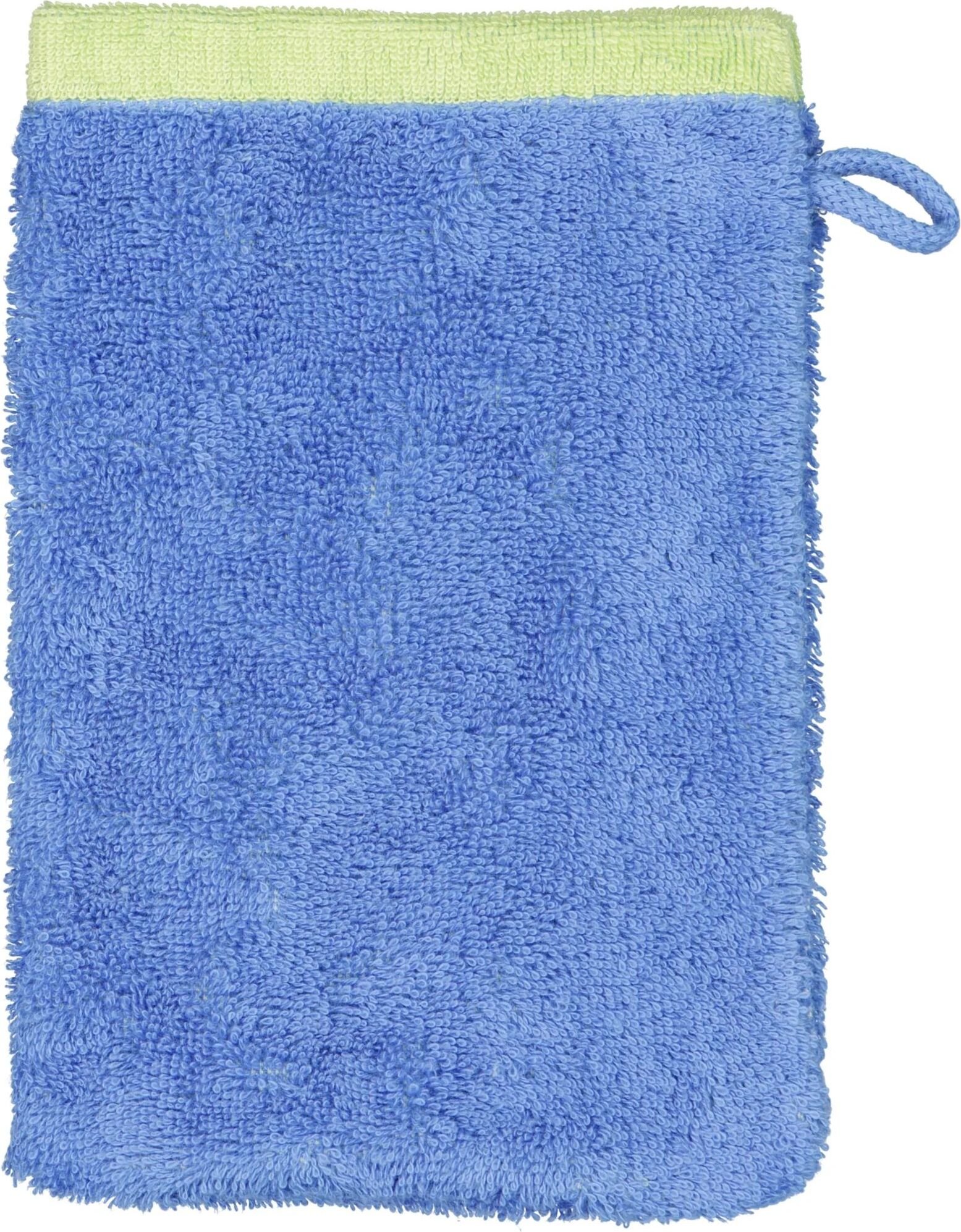 Rękawica kąpielowa Lifestyle Splash 16 x 22 cm niebiesko-zielona