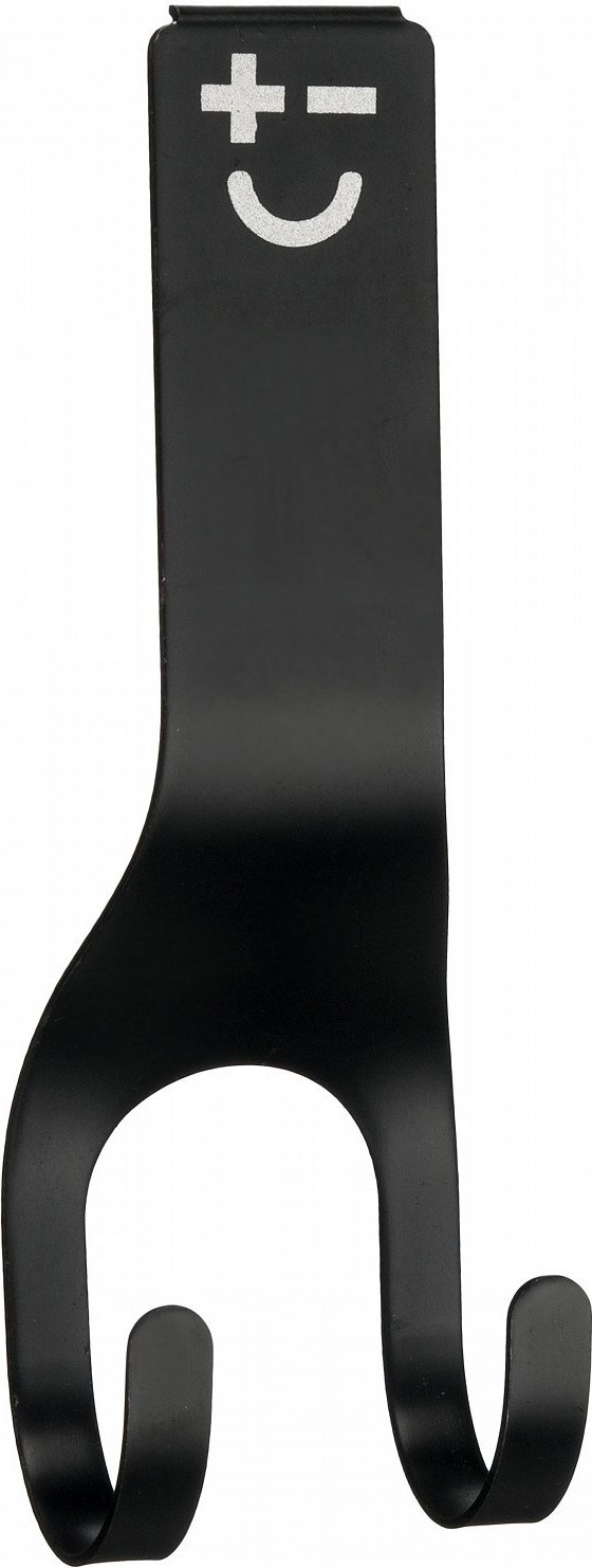 Haczyk do listwy magnetycznej Bisbell podwójny czarny