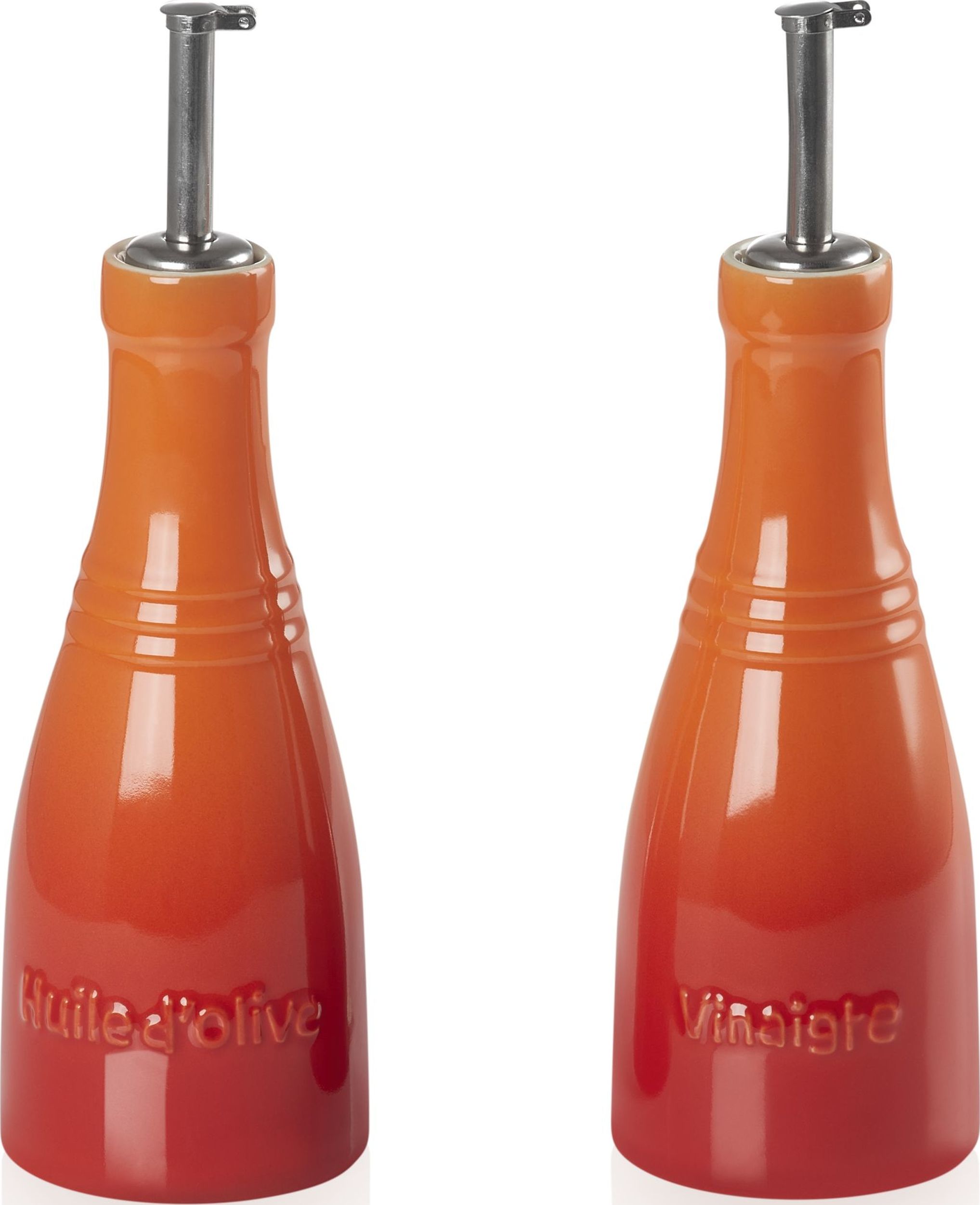 Dozowniki do oliwy i octu Le Creuset płomienny pomarańcz 2 el.