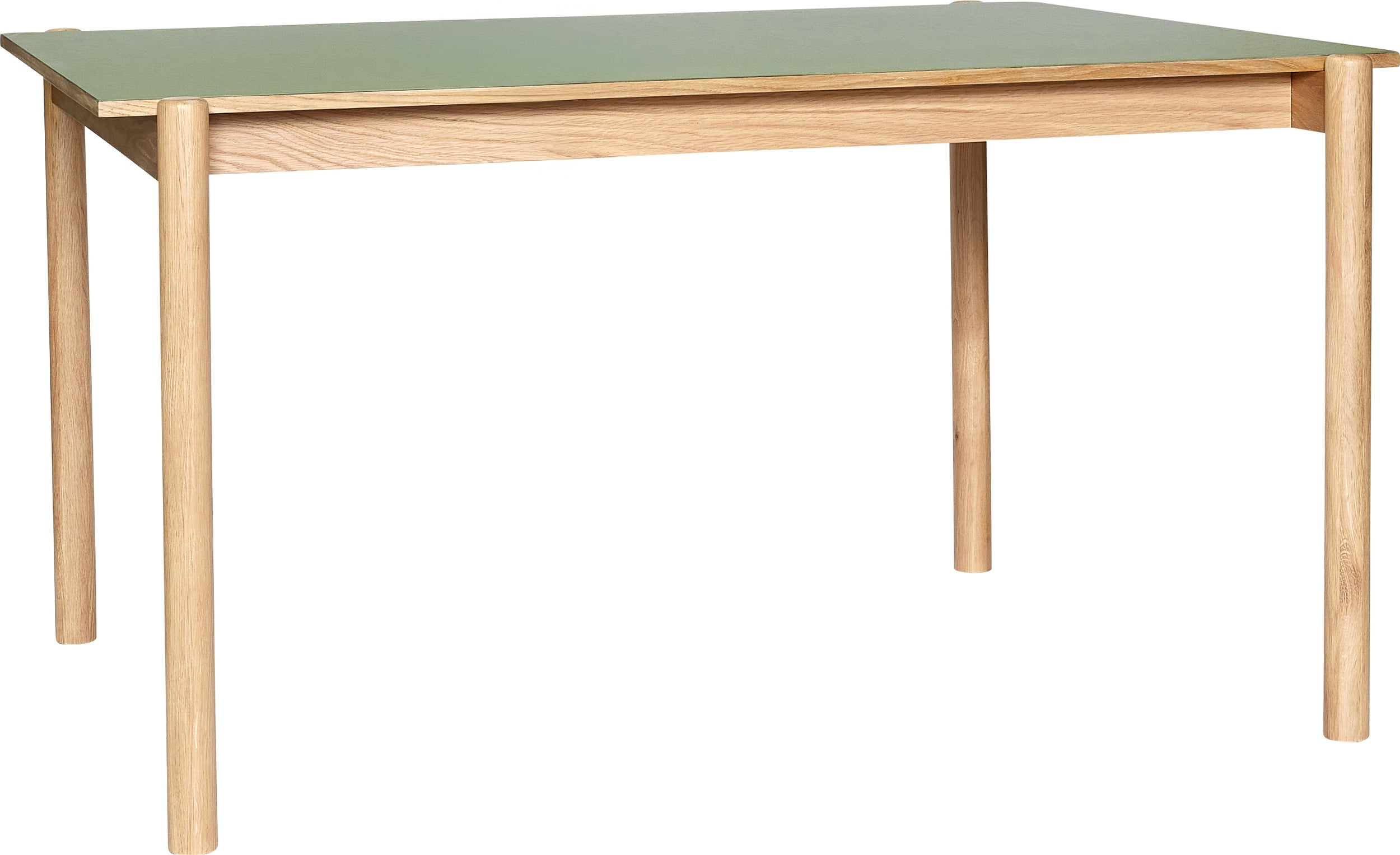 Stół Oblique prostokątny 140 cm oliwkowy