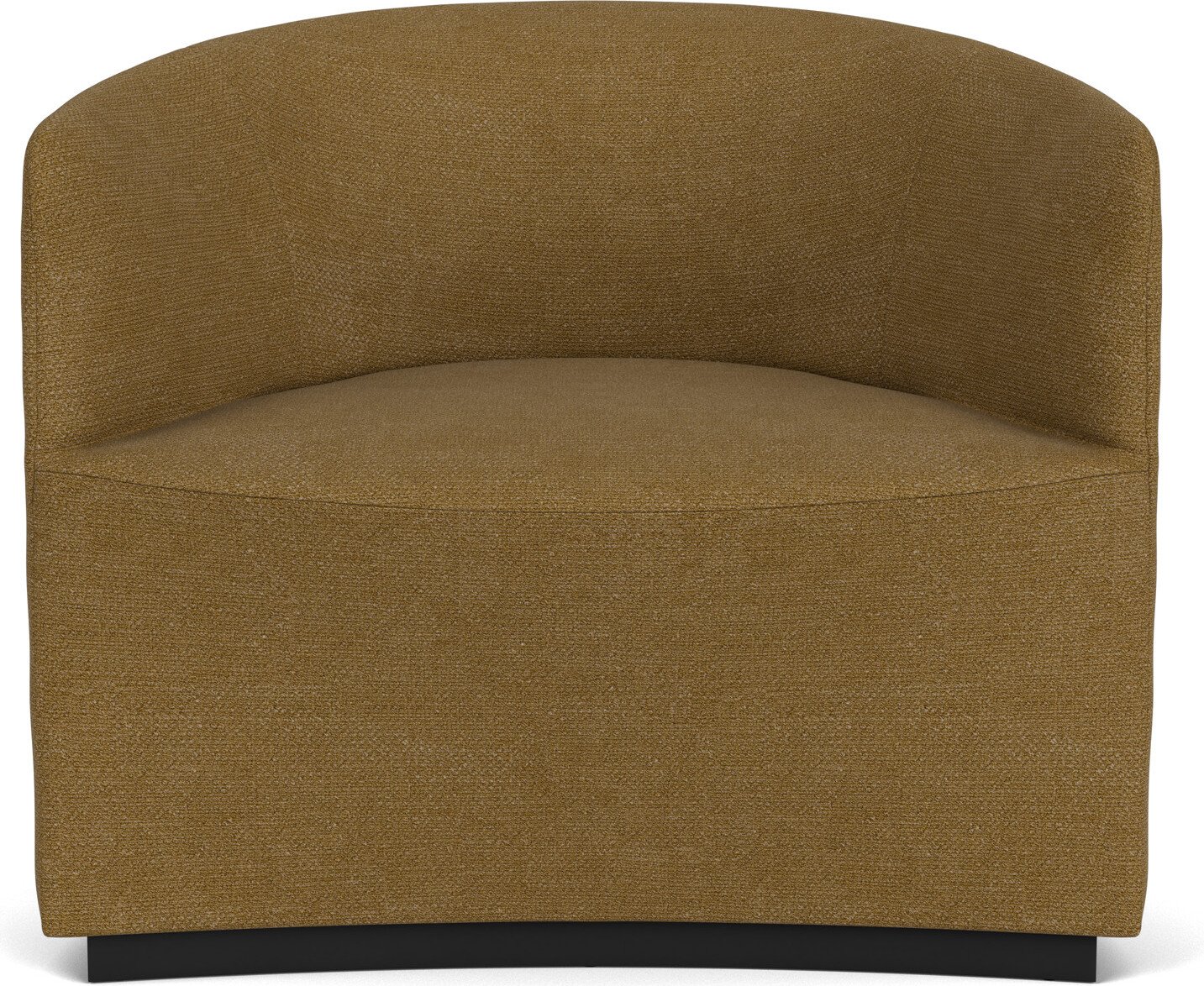 Fotel Tearoom Bouclé 89 cm żółty