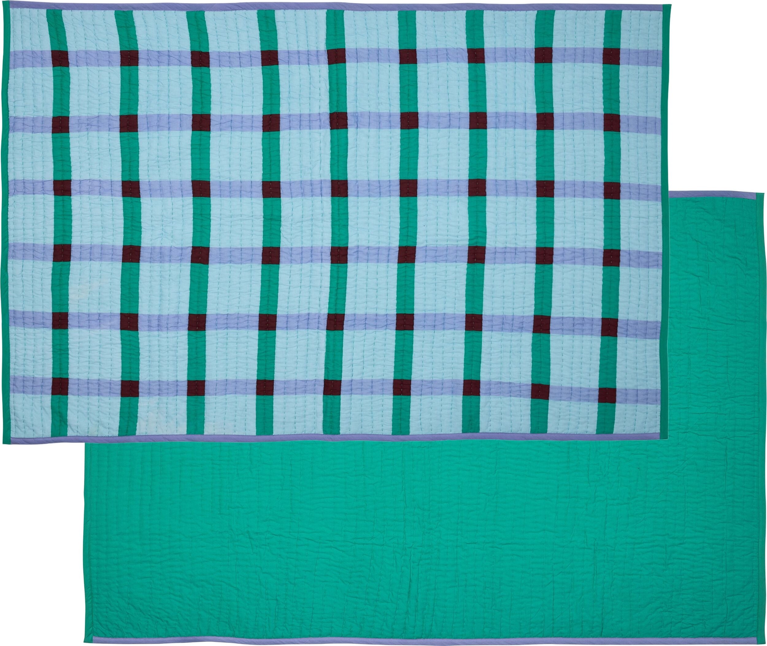 Koc piknikowy Tento 140 x 200 cm niebiesko-zielony