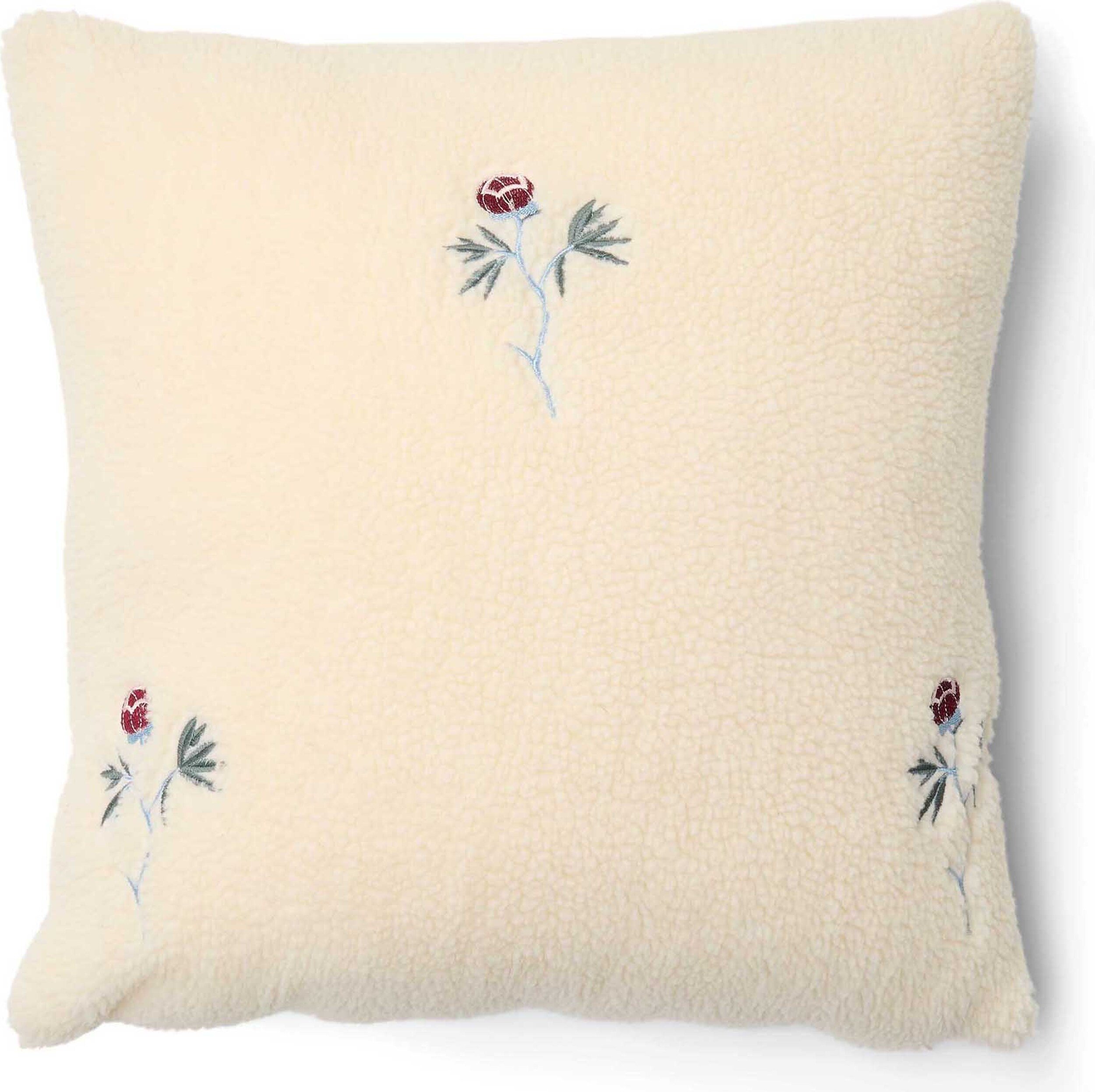 Poduszka dekoracyjna Marisol 50 x 50 cm waniliowa