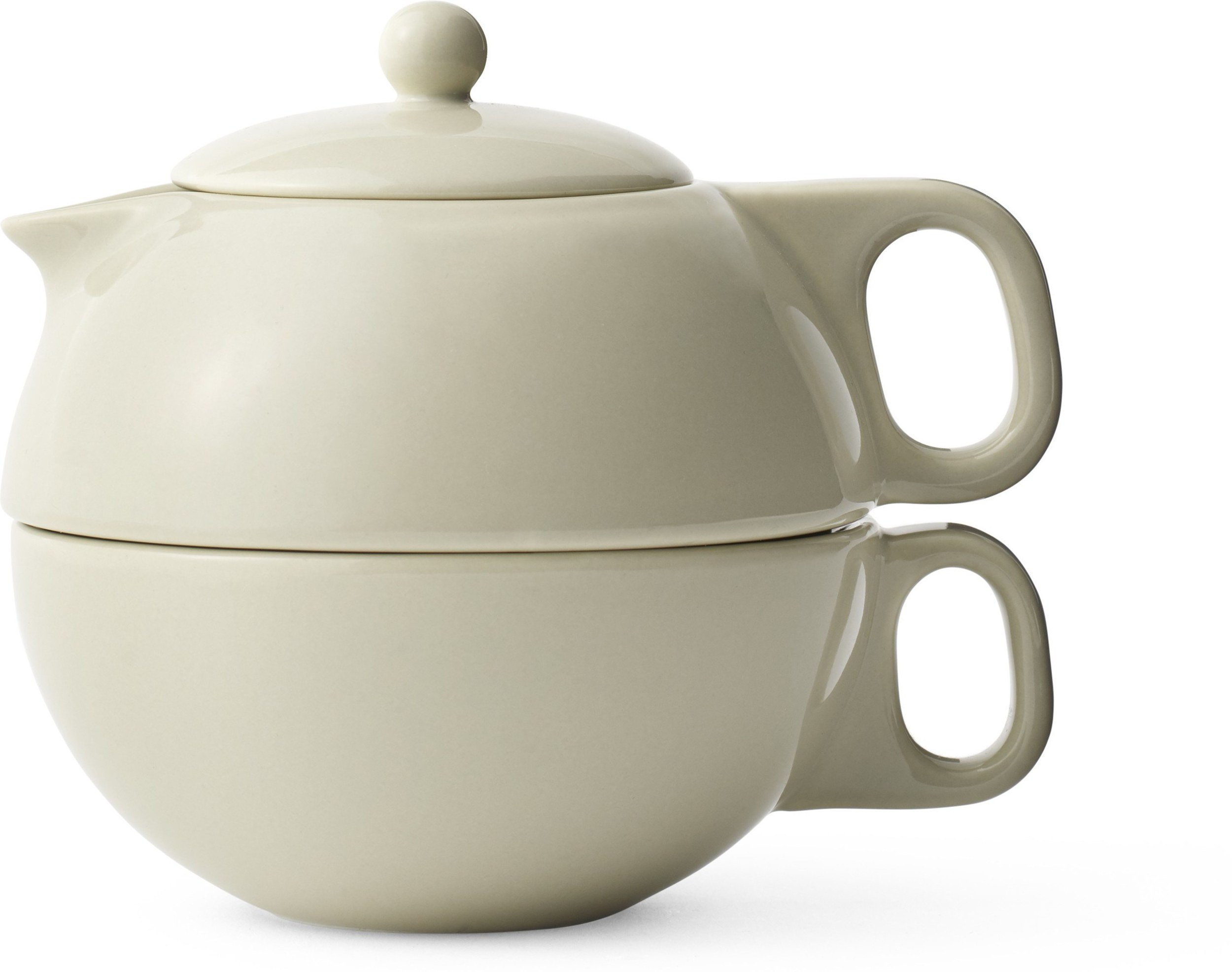 Dzbanek do zaparzania herbaty Jaimi dwuczęściowy beżowy