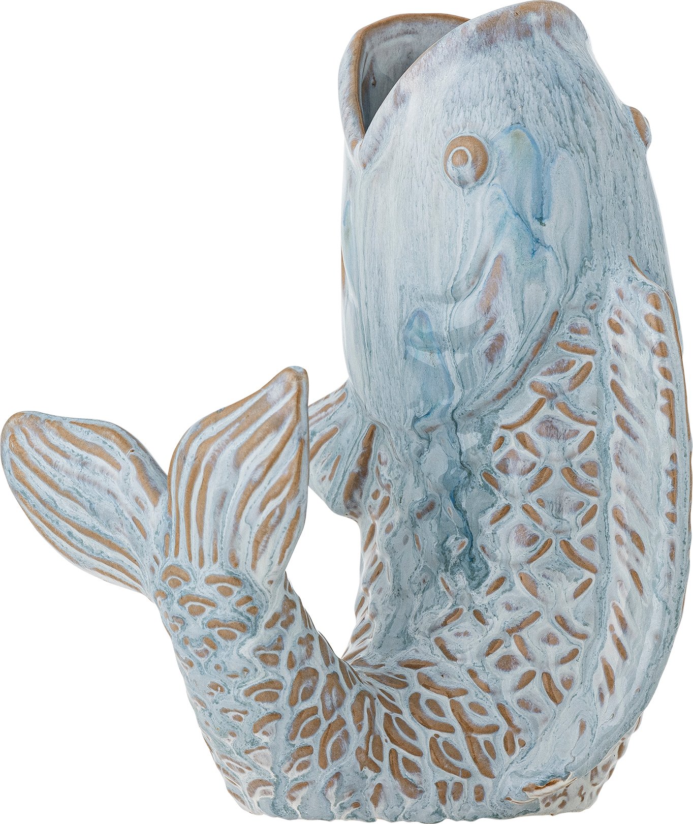 Wazon dekoracyjny Hiro 21 cm niebieski