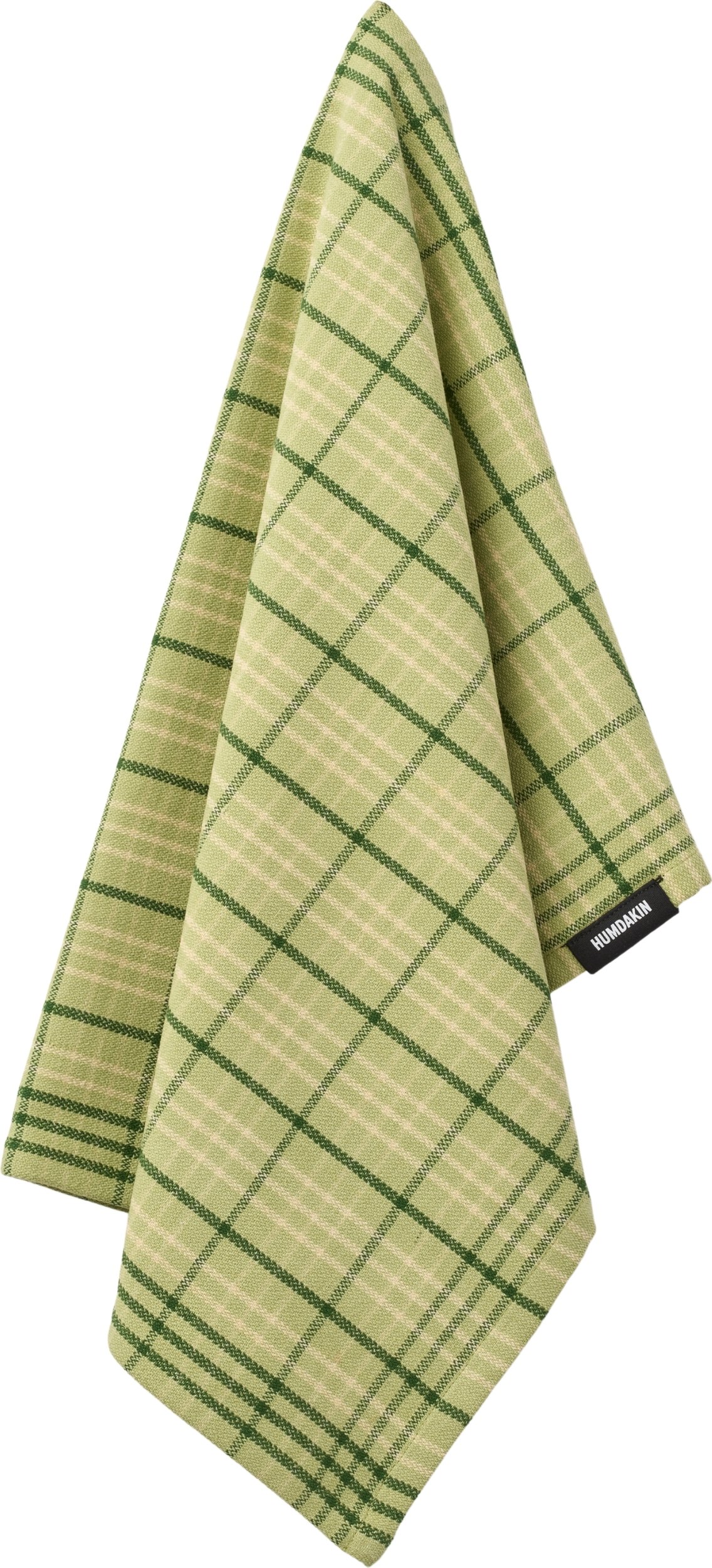 Ścierki kuchenne Humdakin w kratkę 45 x 70 cm zielone 2 szt.