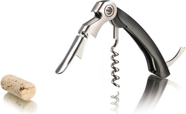 Korkociąg Vacu Vin J-hook czarny