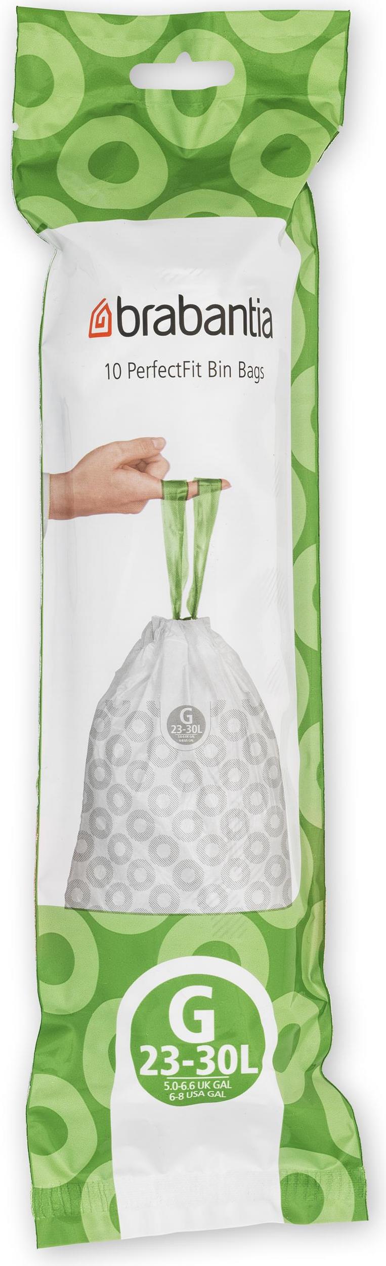 Worki na śmieci Brabantia PerfectFit rozmiar G 23-30 l 10 szt.