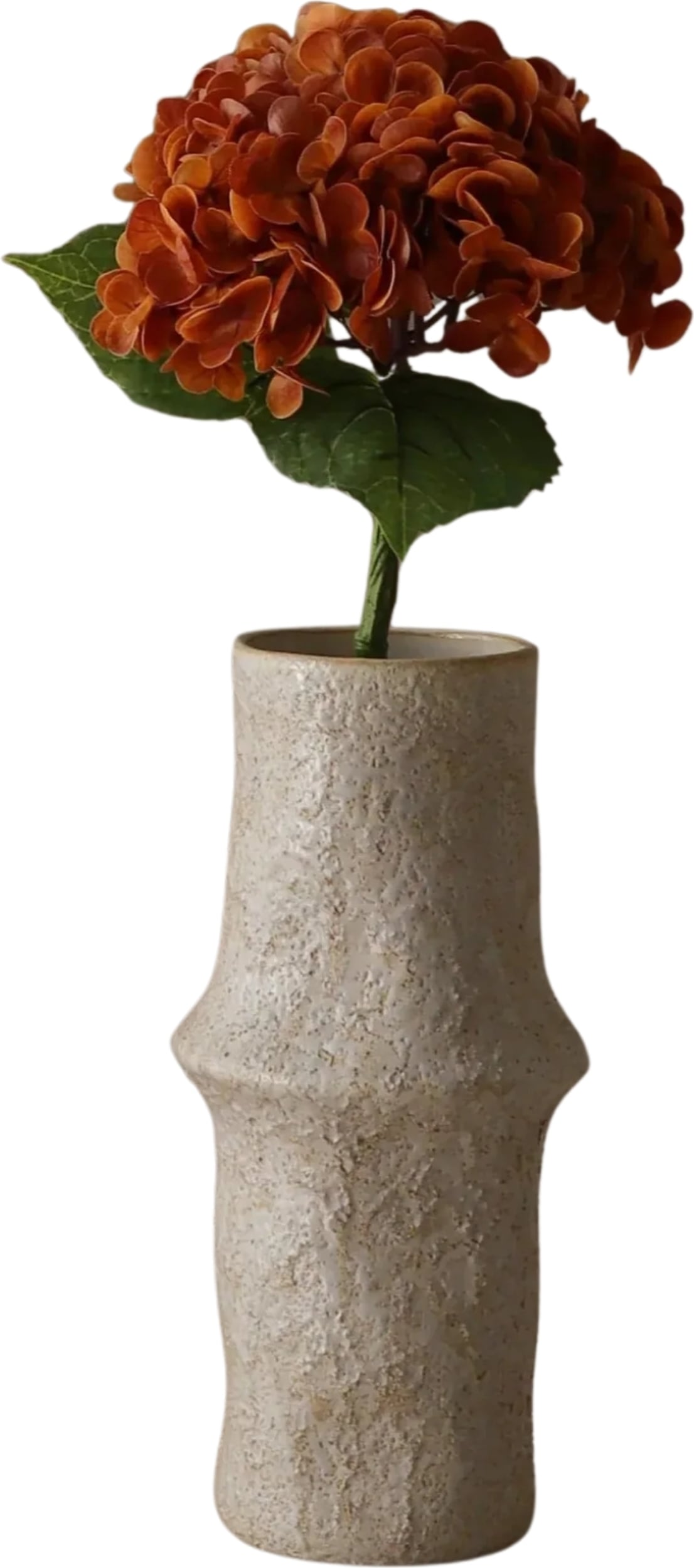 Kwiat sztuczny Botane hortensja 51 cm brązowa