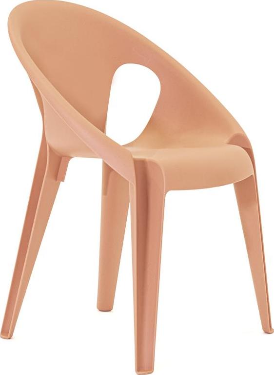 Krzesło Bell koralowe