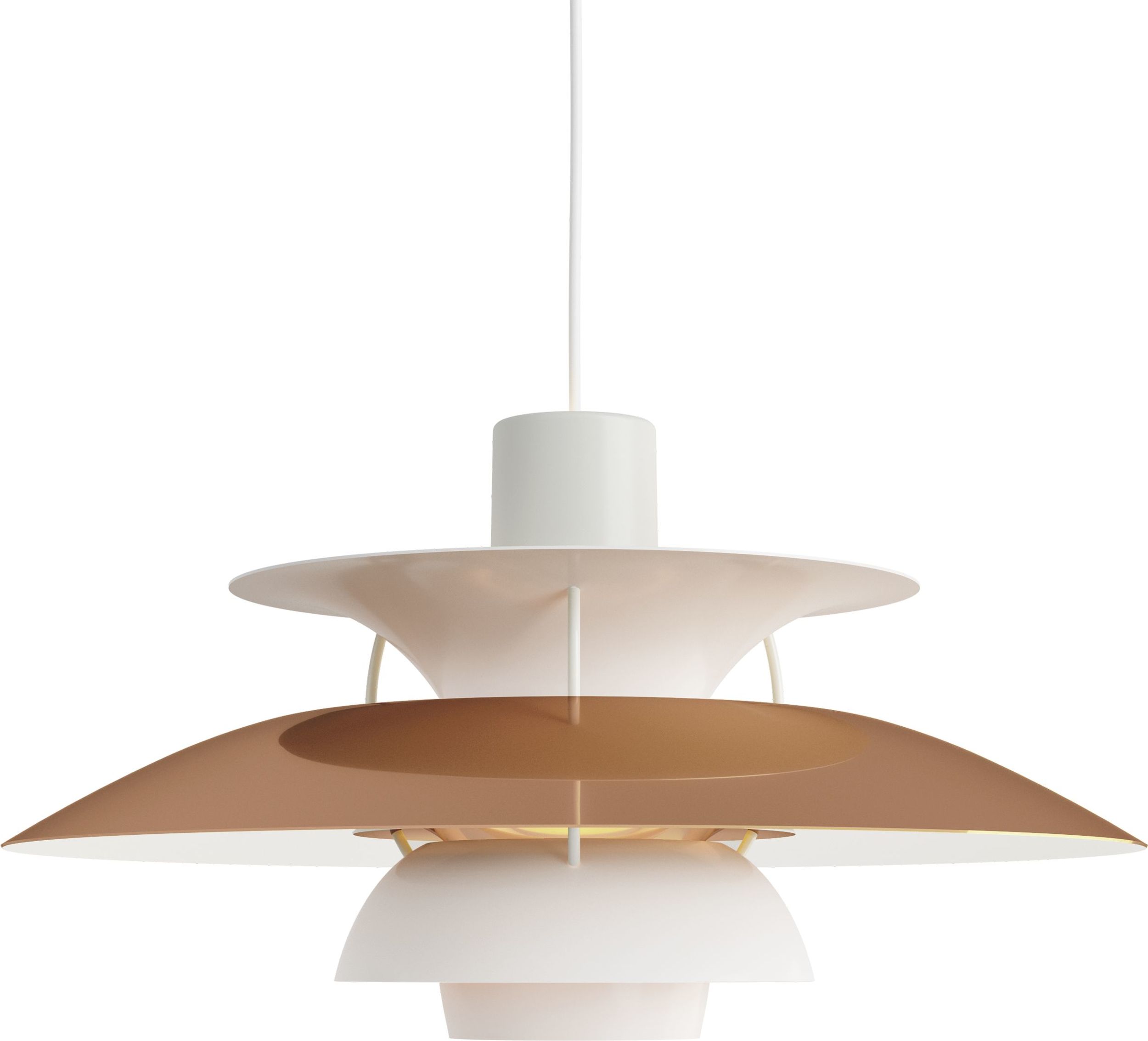 Lampa wisząca PH 50 cm miedziana