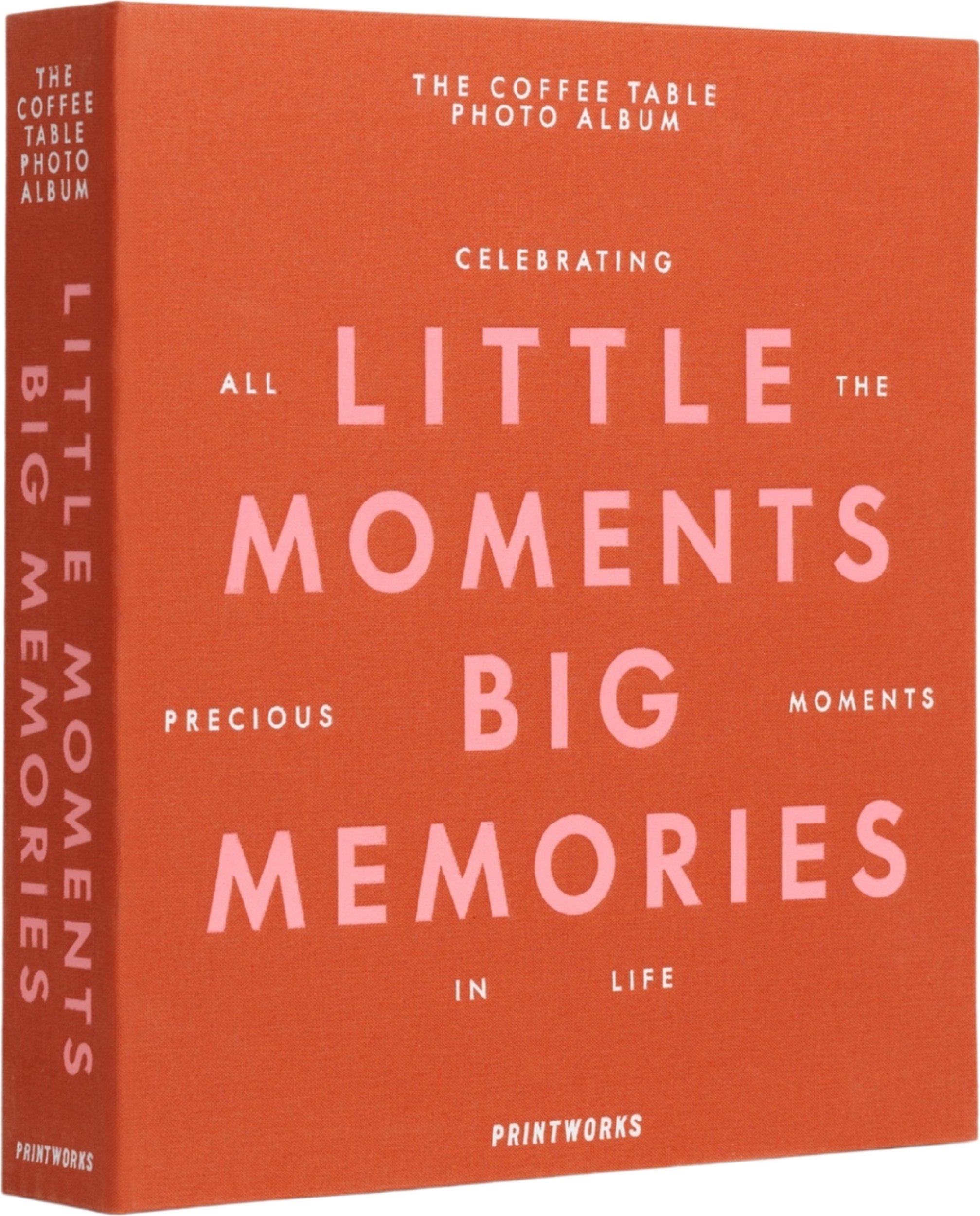 Album na zdjęcia Printworks Little Moments Big Memories 27 cm pomarańczowy
