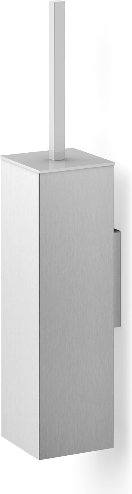 Szczotka do WC Carvo kwadratowa srebrna wisząca