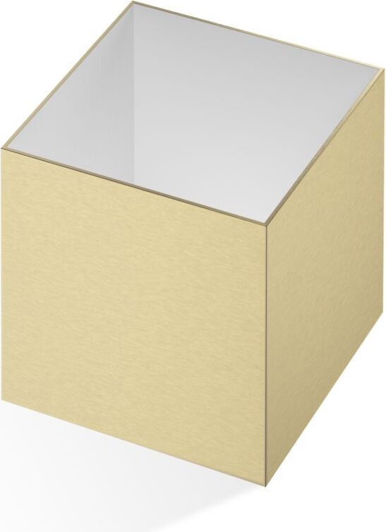 Pojemnik łazienkowy Century 13 x 13 cm złoty mat