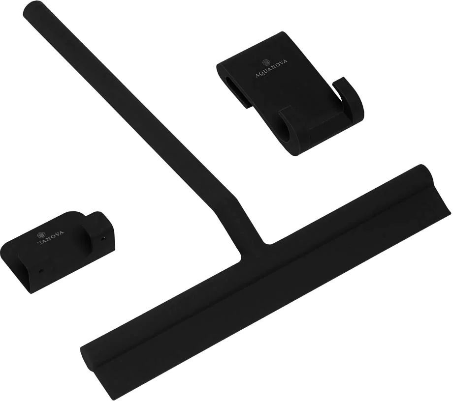 Ściągaczka prysznicowa Arvid czarna 3 el.