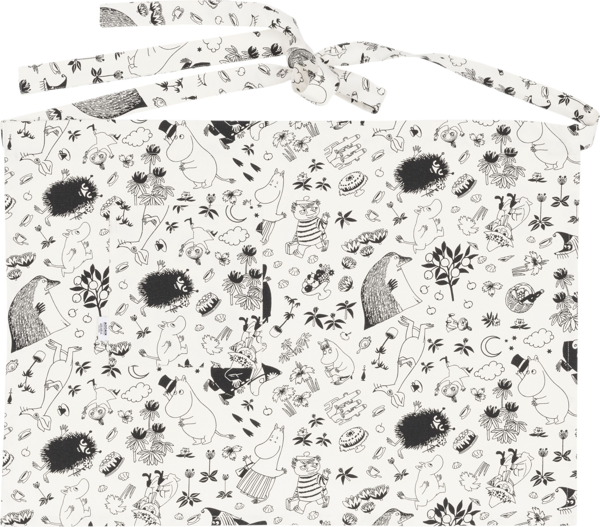 Fartuch kuchenny Arabia Finland Muminki ecru