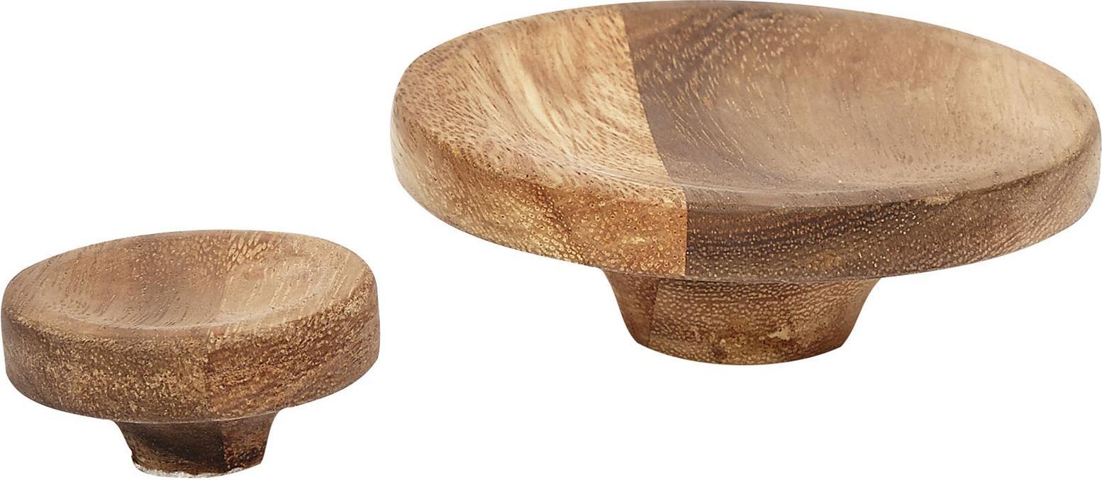 Wieszaki Hübsch z drewna akacjowego 2 szt.