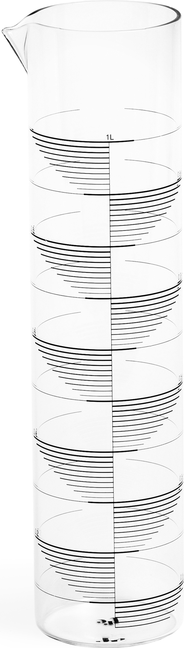 Karafka Carafe Rectangle Stripes 1 l