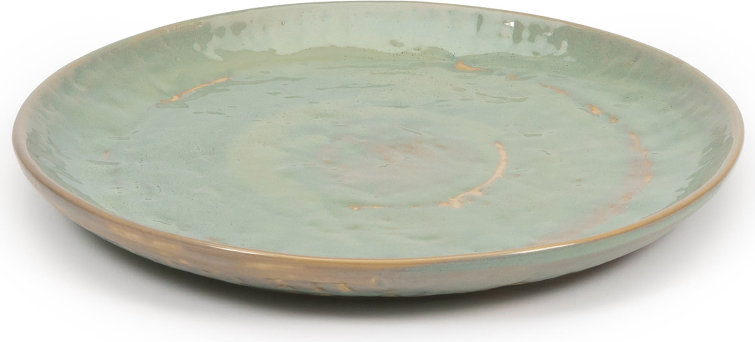 Talerze śniadaniowe Pure 20,5 cm zielone 4 szt.