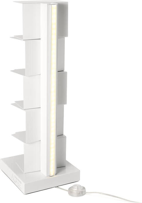 Regał Ptolomeo Luce 75 cm biały z podświetleniem LED