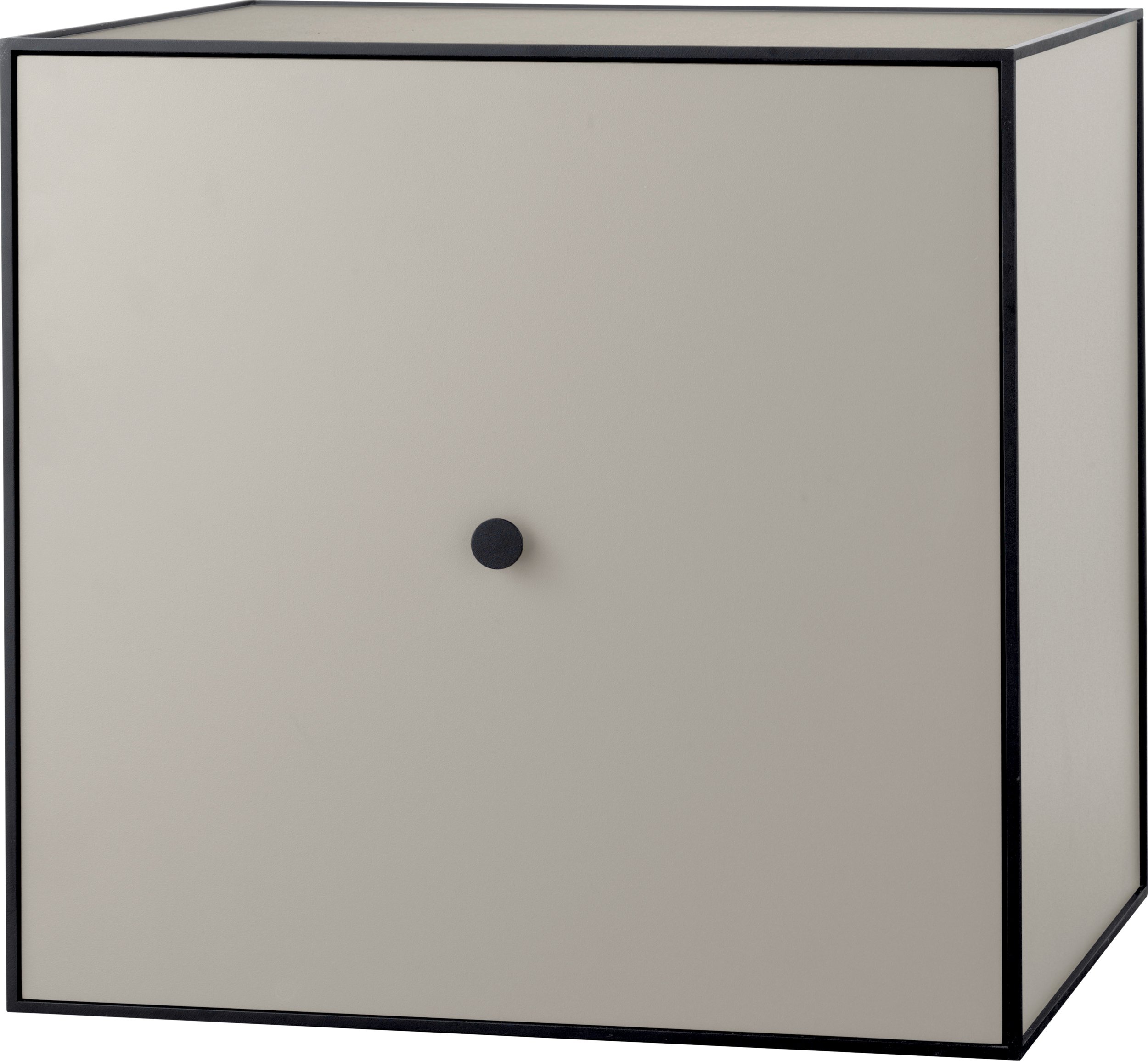 Szafka ścienna Frame 49 piaskowa z drzwiczkami