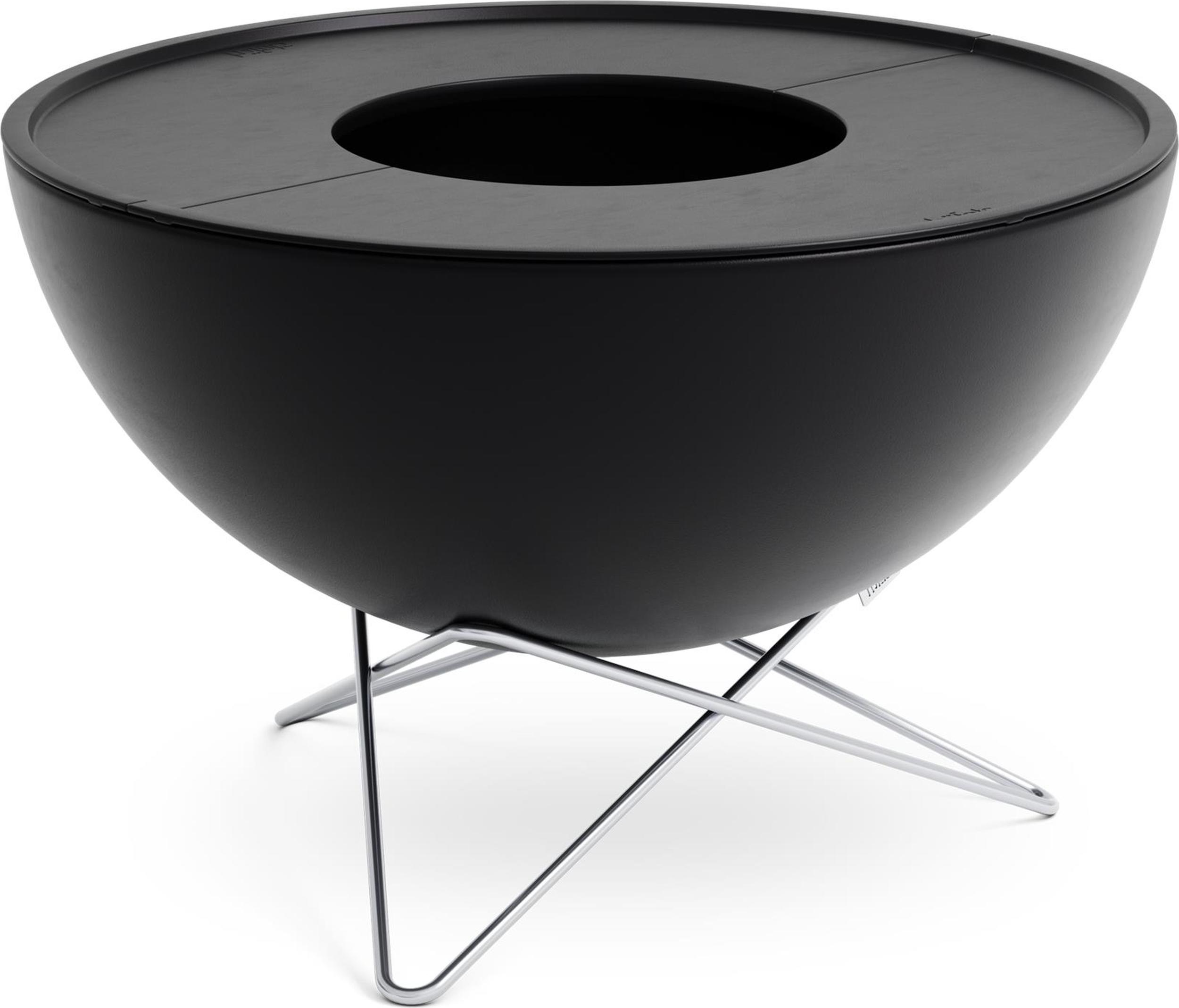 Palenisko Bowl niskie 70 cm z podstawą i płytami grillowymi 4 el.