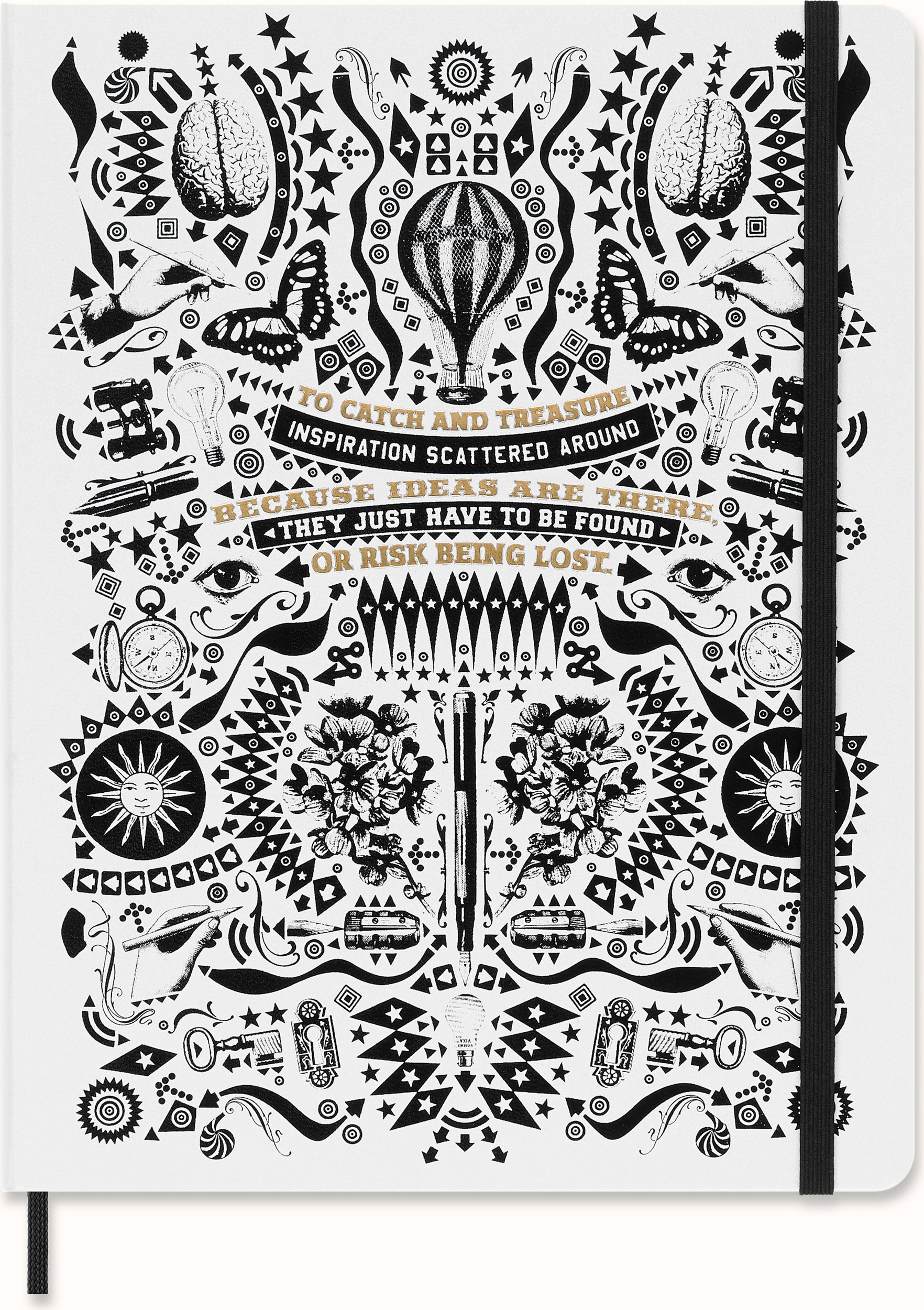 Notes w linię Moleskine Lorenzo Petrantoni XL w pudełku prezentowym