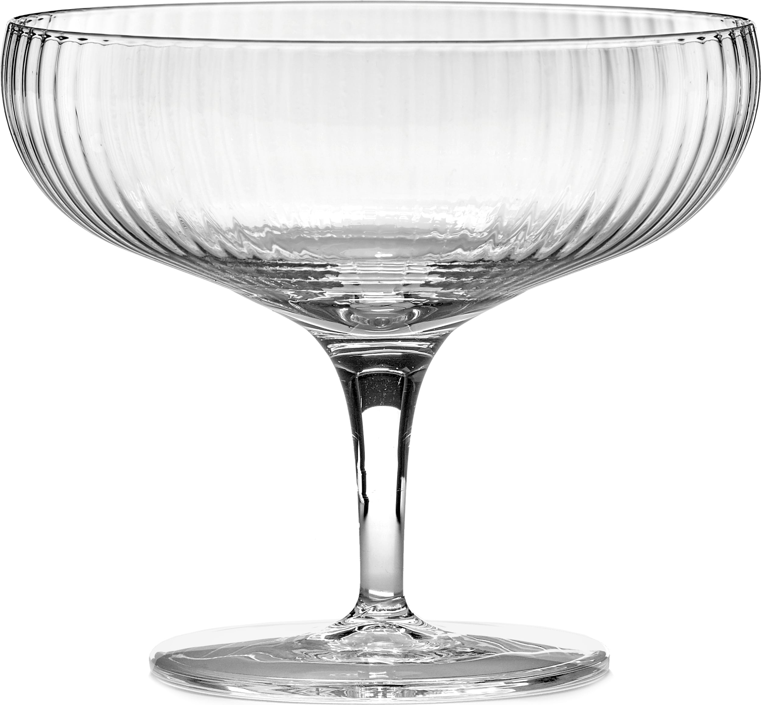 Kieliszki do szampana Inku płaskie 150 ml 4 szt.