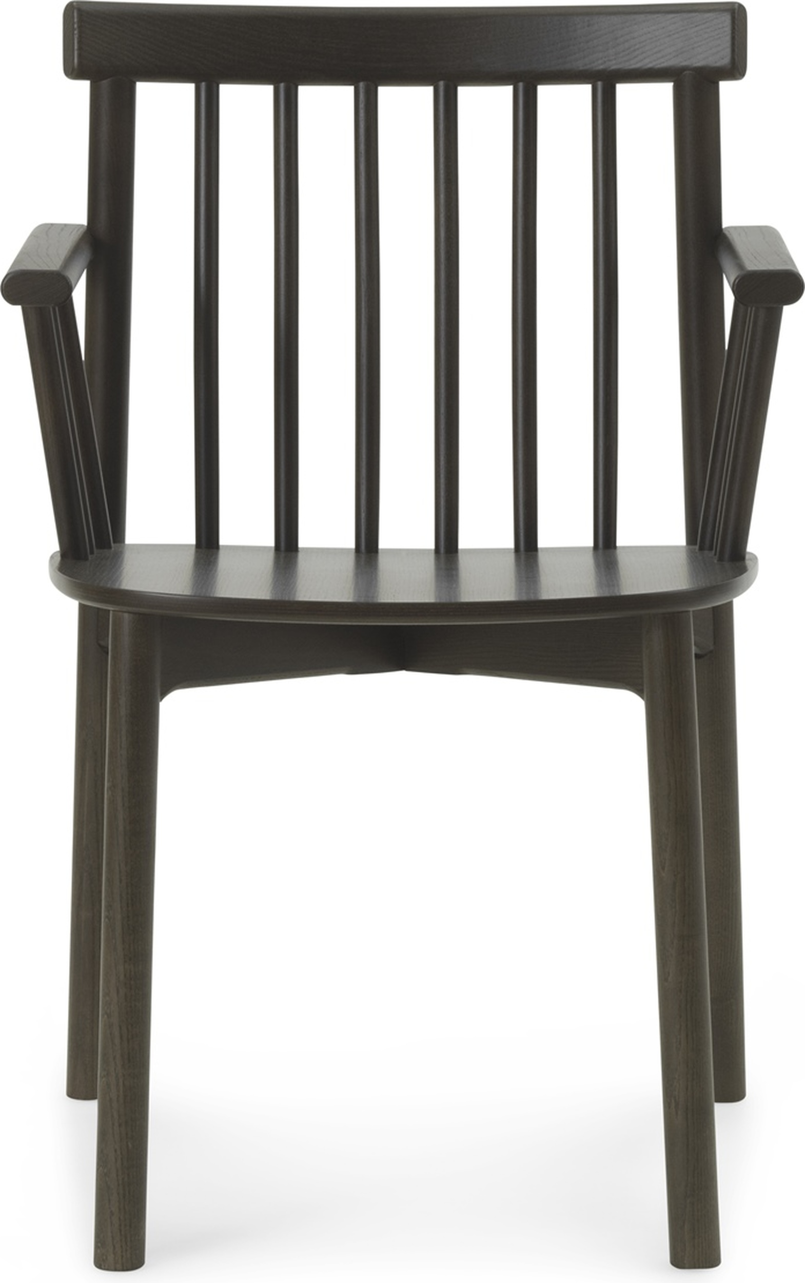 Krzesło Pind ciemny jesion z podłokietnikami