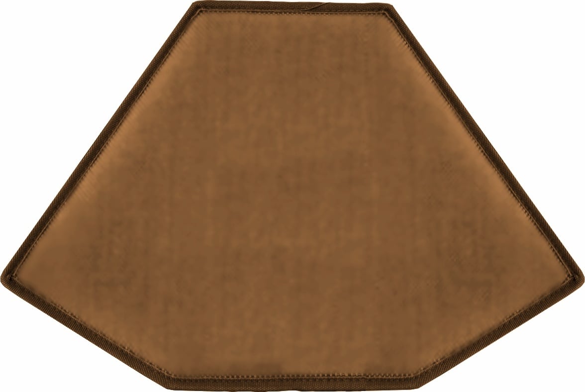 Poduszka do stołka Stool_One brązowa skóra