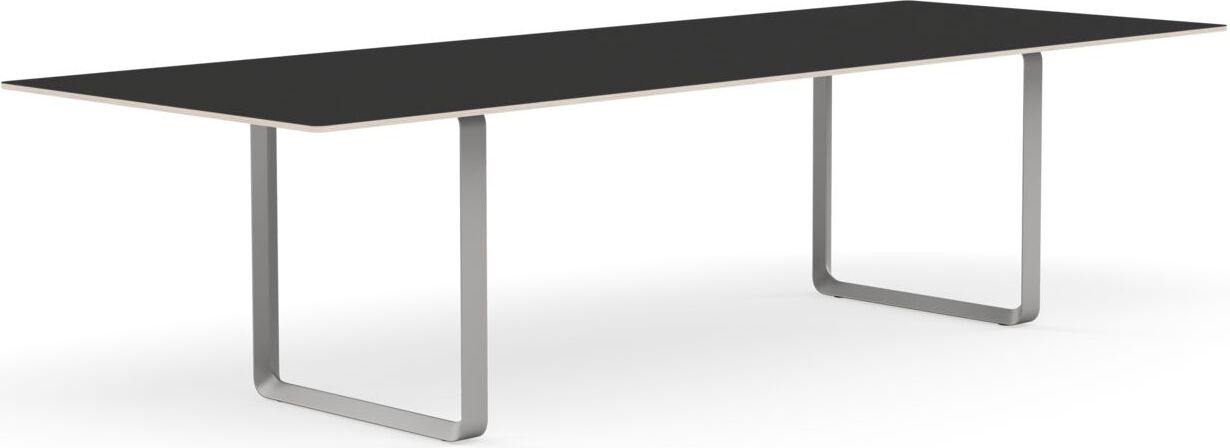 Stół Muuto 295 x 108 cm czarny nogi szare