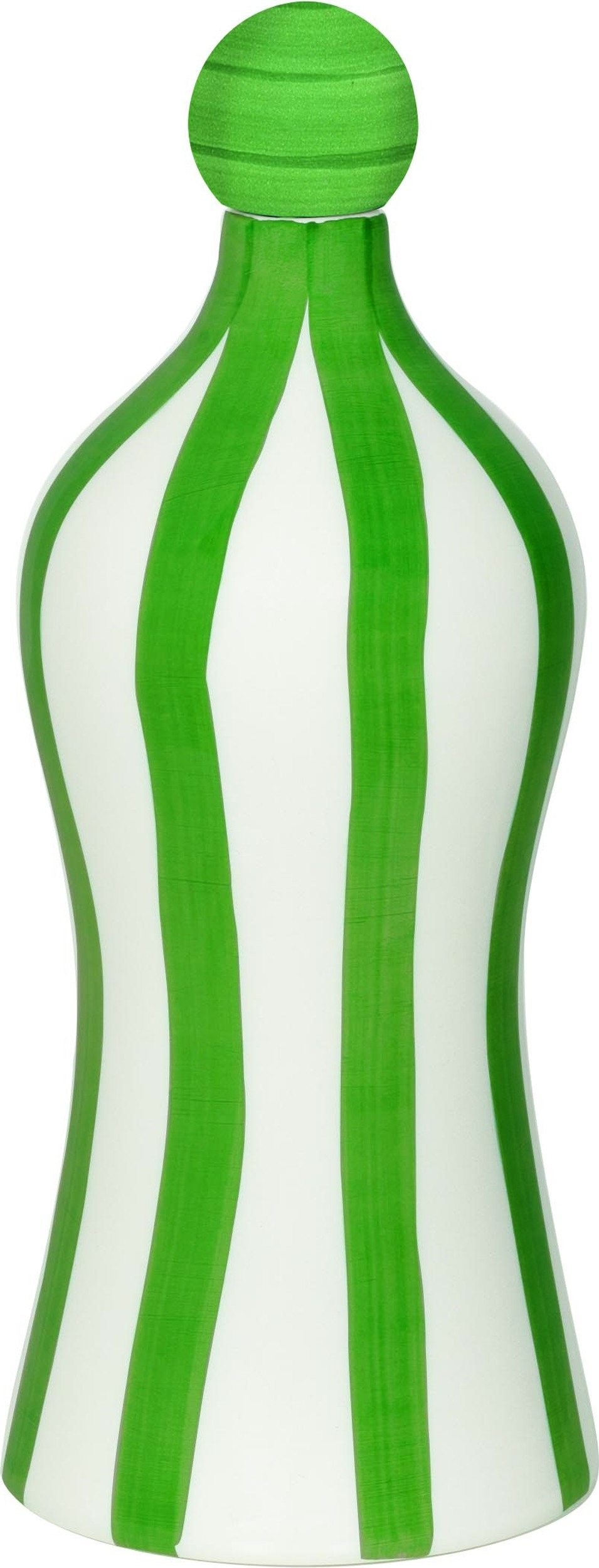 Butelka lub podstawa do lamp Poldina Stopper Lido Righe zielona