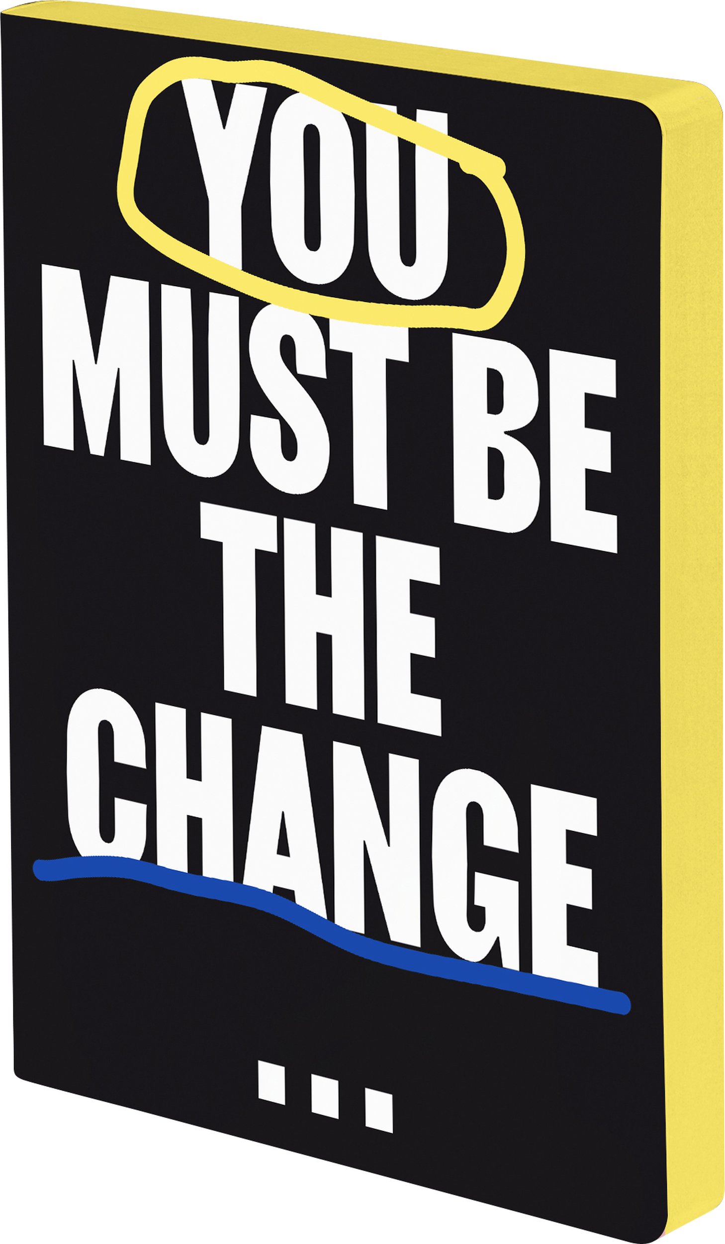 Notes w kropki Graphic You Must Be The Change L 256 stron 120 g/m²