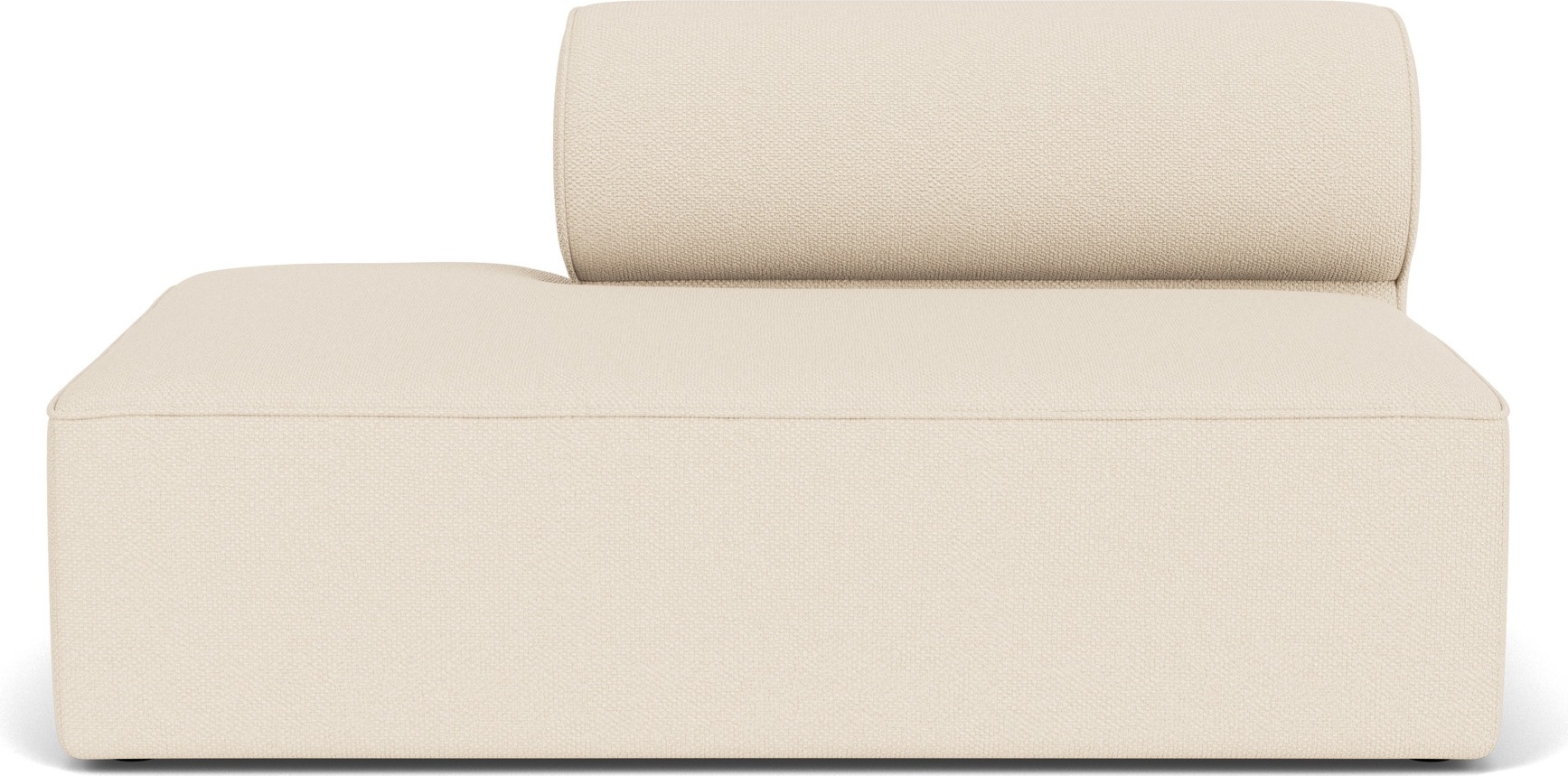 Zakończenie lewostronne sofy modułowej Eave 96 x 144 cm kremowe