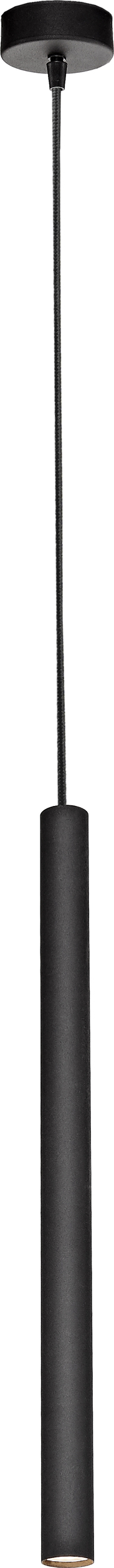 Lampa wisząca Roll czarna z łączeniem czarnym