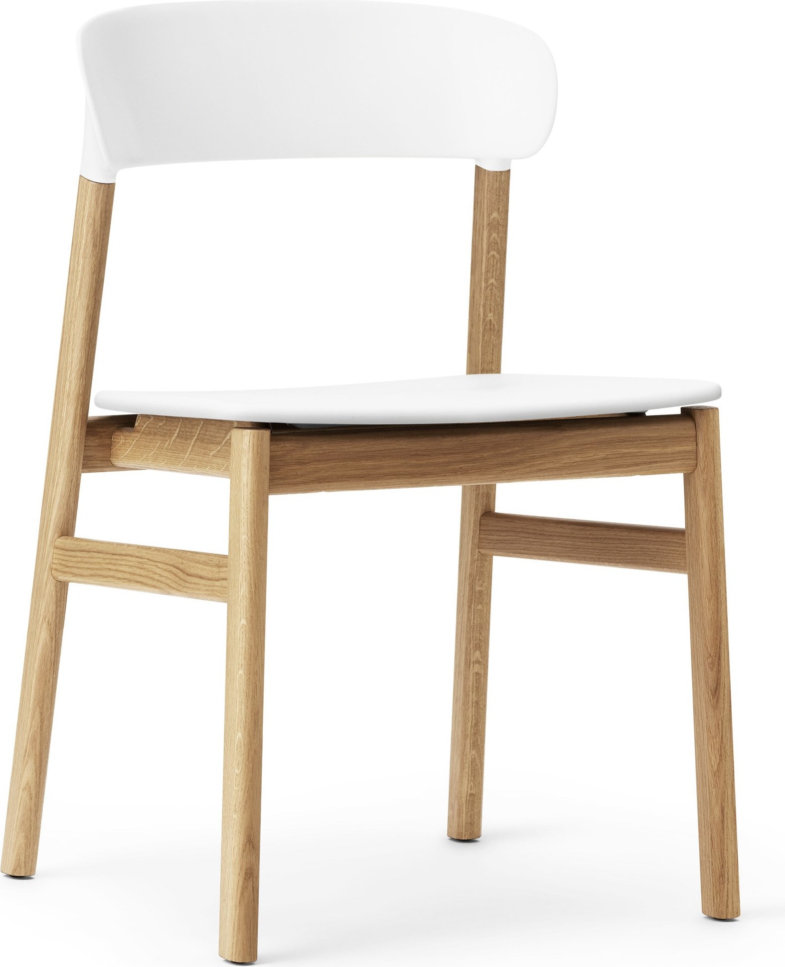 Krzesło Herit jasny dąb białe