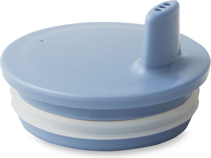 Ustnik Design Letters do kubków melaminowych A-Z niebieski