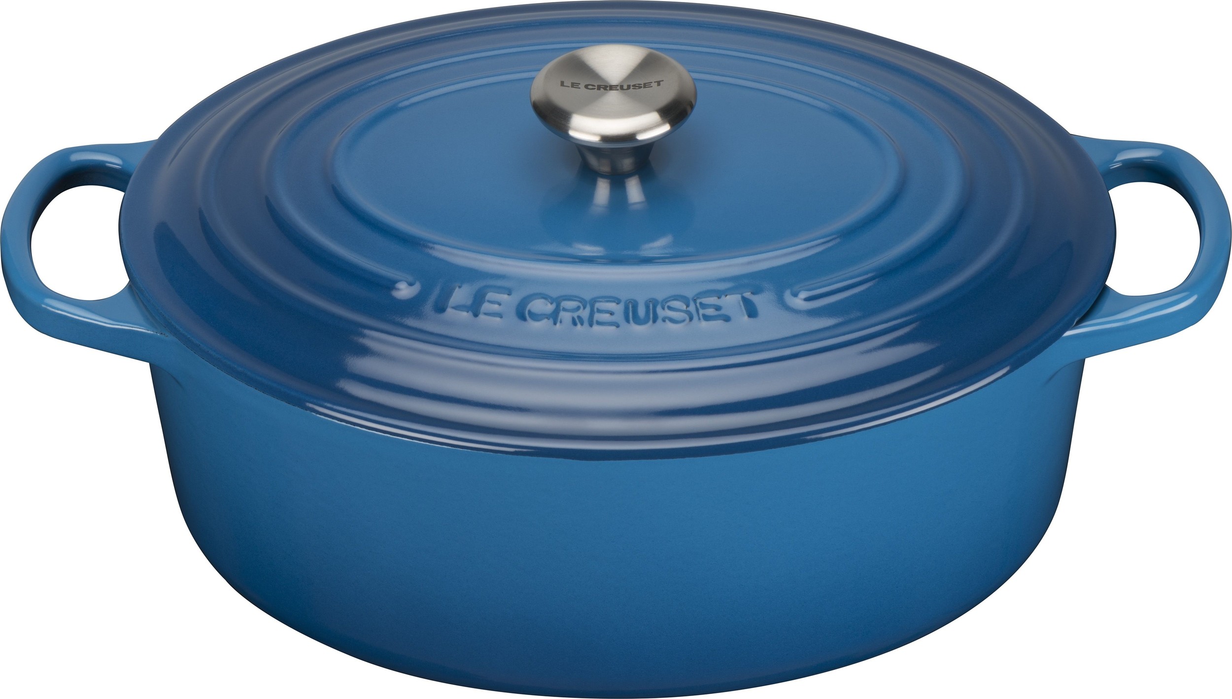 Brytfanna Signature owalna 27 cm niebieski marsylski