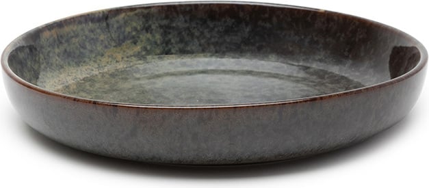 Talerz głęboki Surface 21 cm czarno-szary