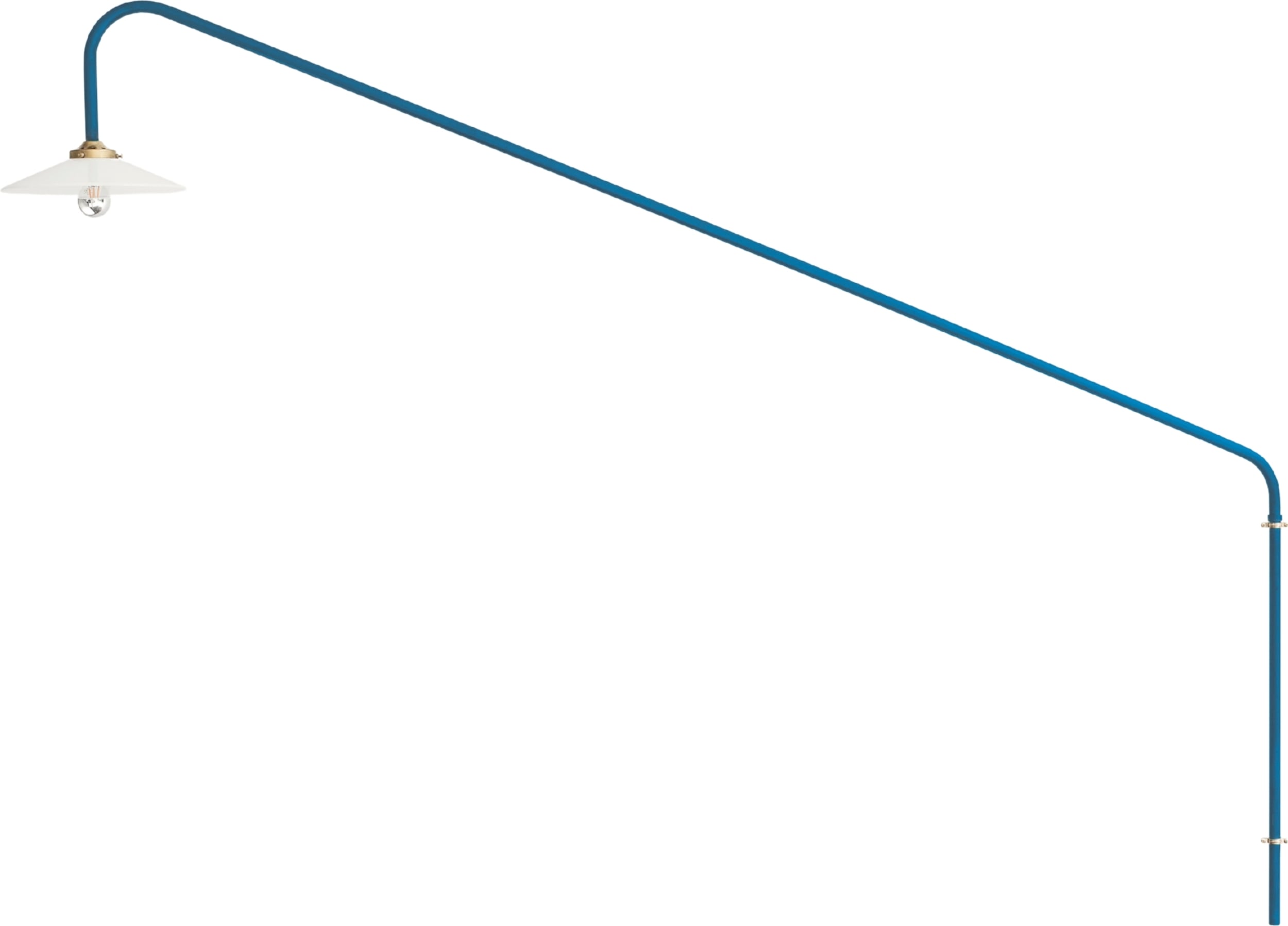 Lampa ścienna N°1 140 cm niebieska
