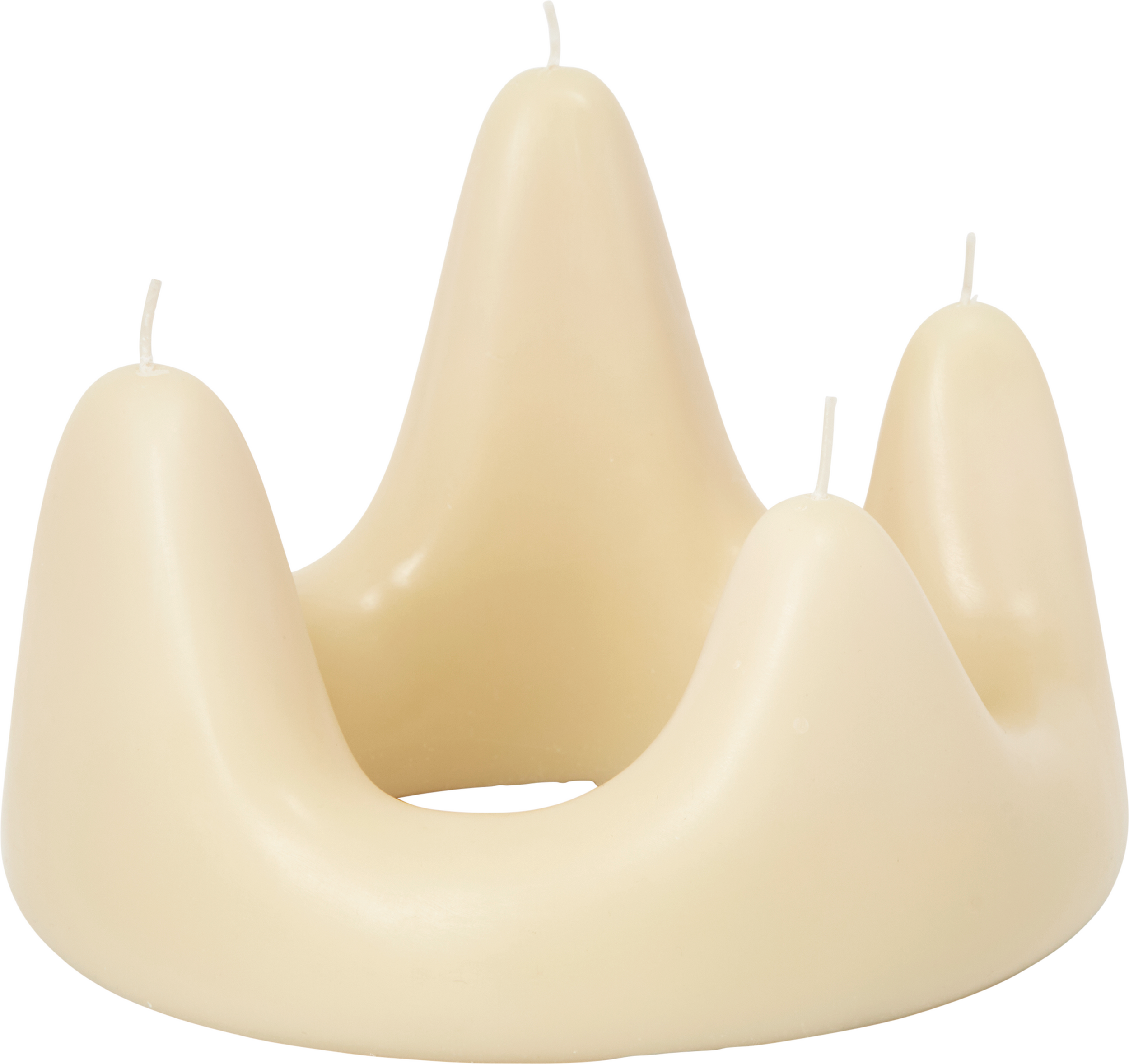 Świeca Stala Ring jasnopiaskowa