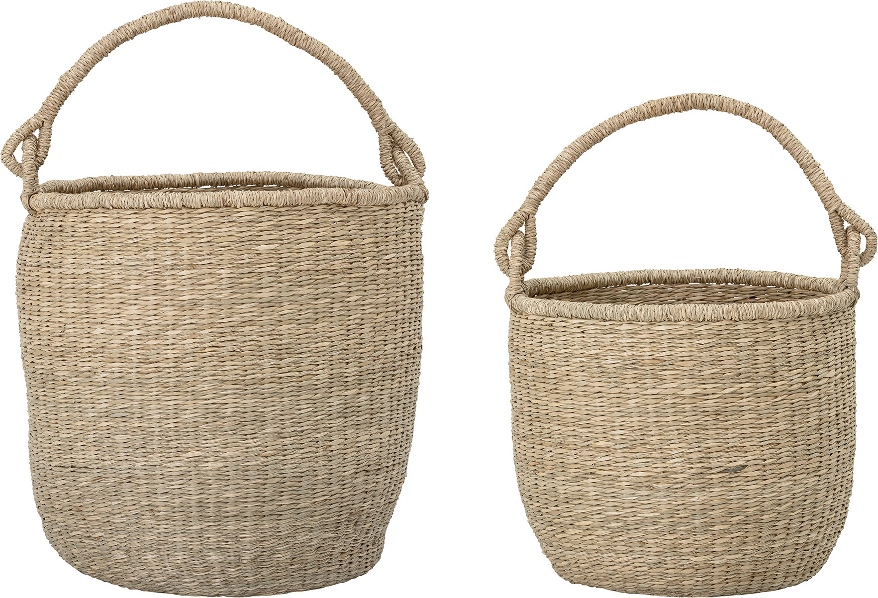 Kosze do przechowywania Bloomingville z trawy morskiej 2 szt.