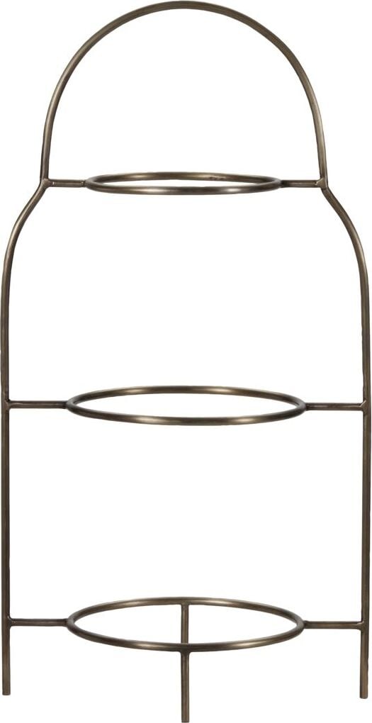 Stojak na talerze Sana 47 cm antyczny mosiądz