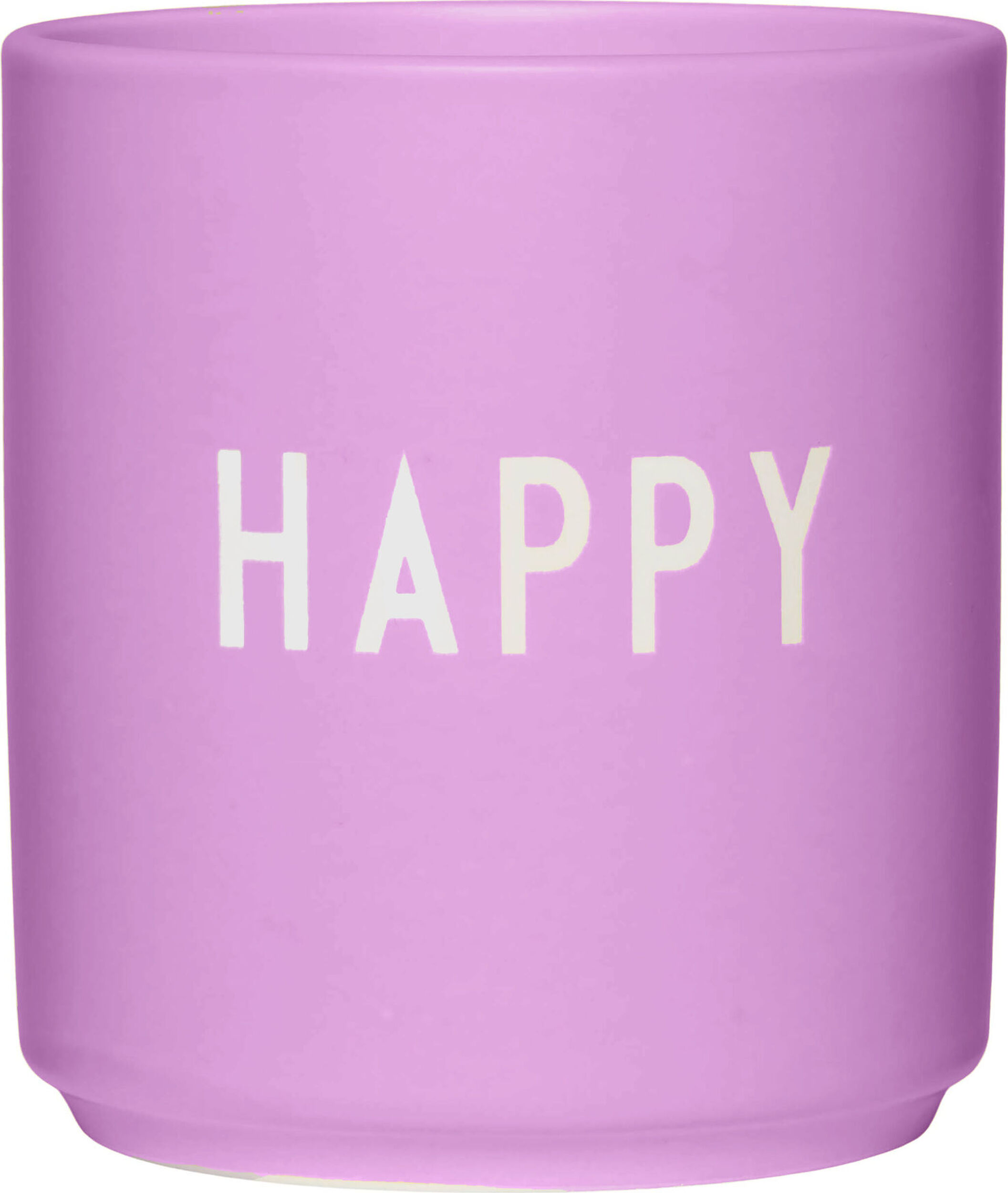 Kubek Favourite Happy ciemnoróżowy